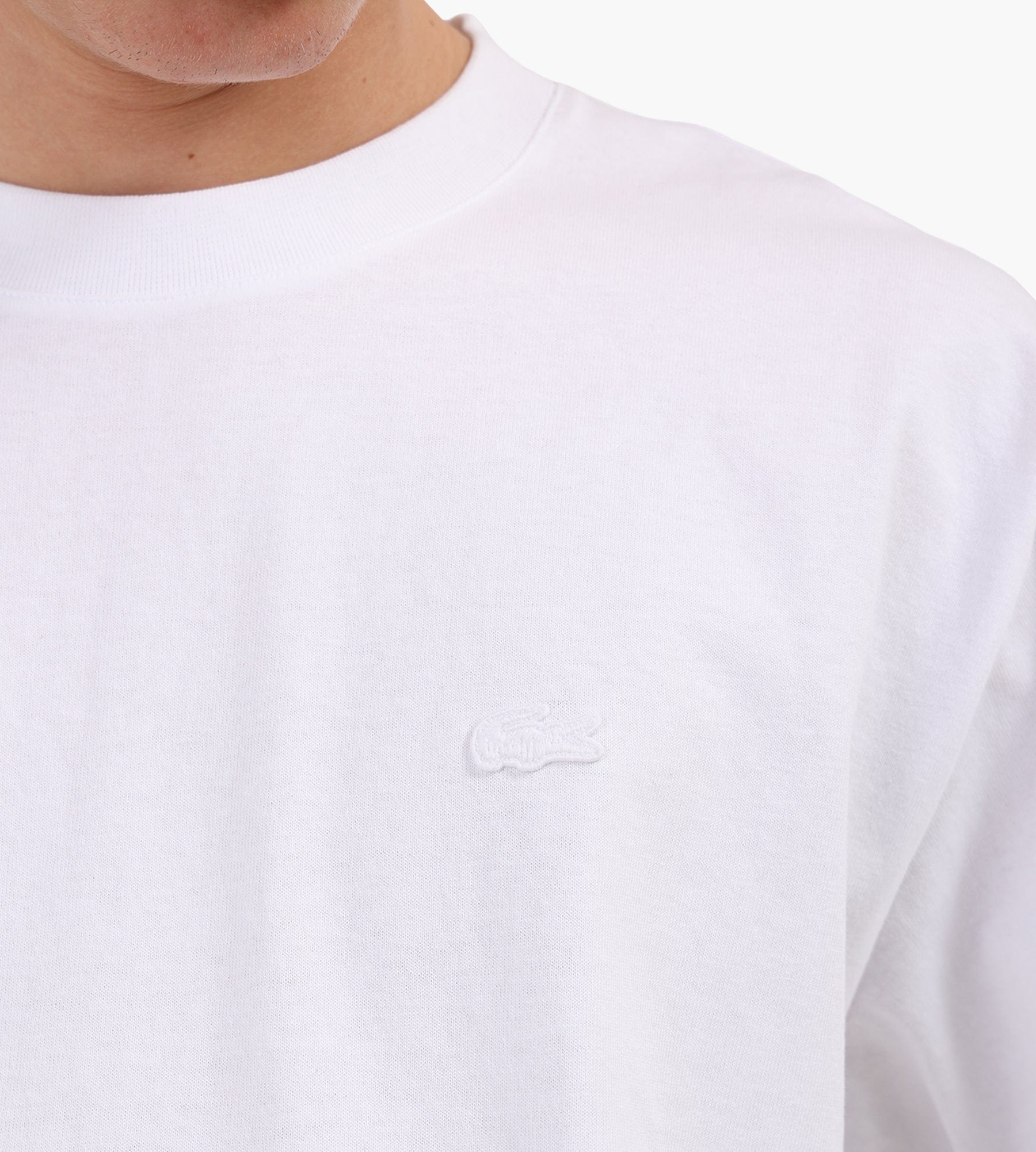 Lacoste 1HT1 T-Shirt Blanc