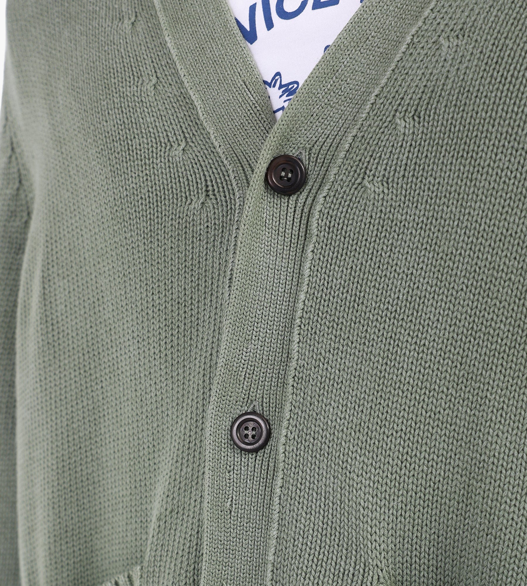 Corridor Acid Wash Cardigan Sea