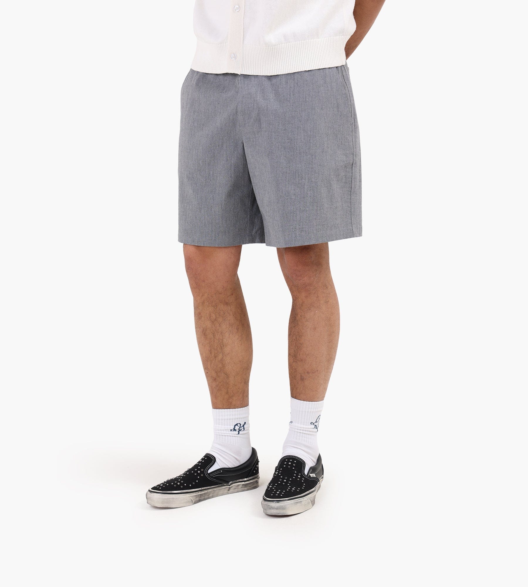 OLAF Seersucker Shorts Heather Grey