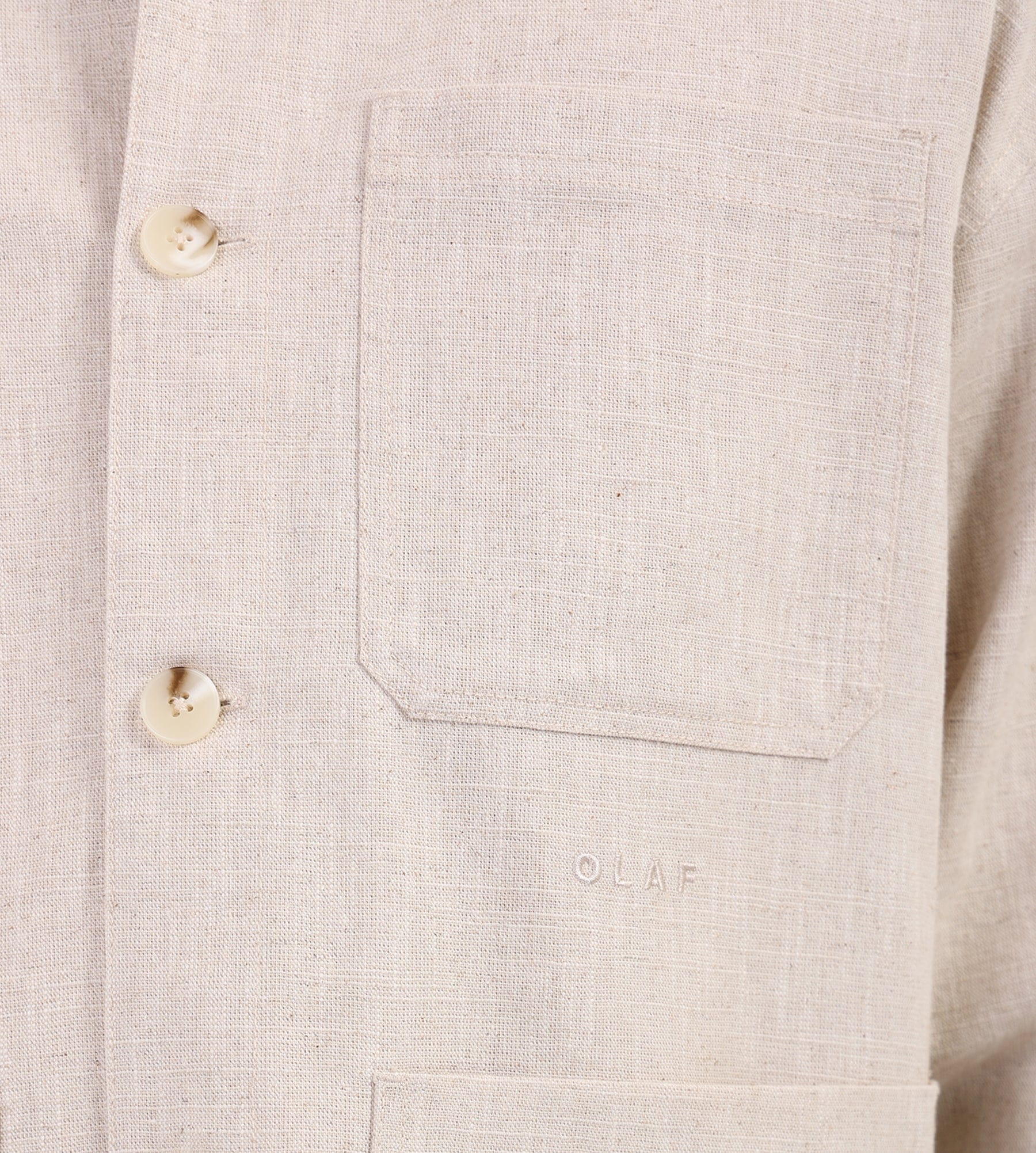 OLAF Linen Jacket Cement