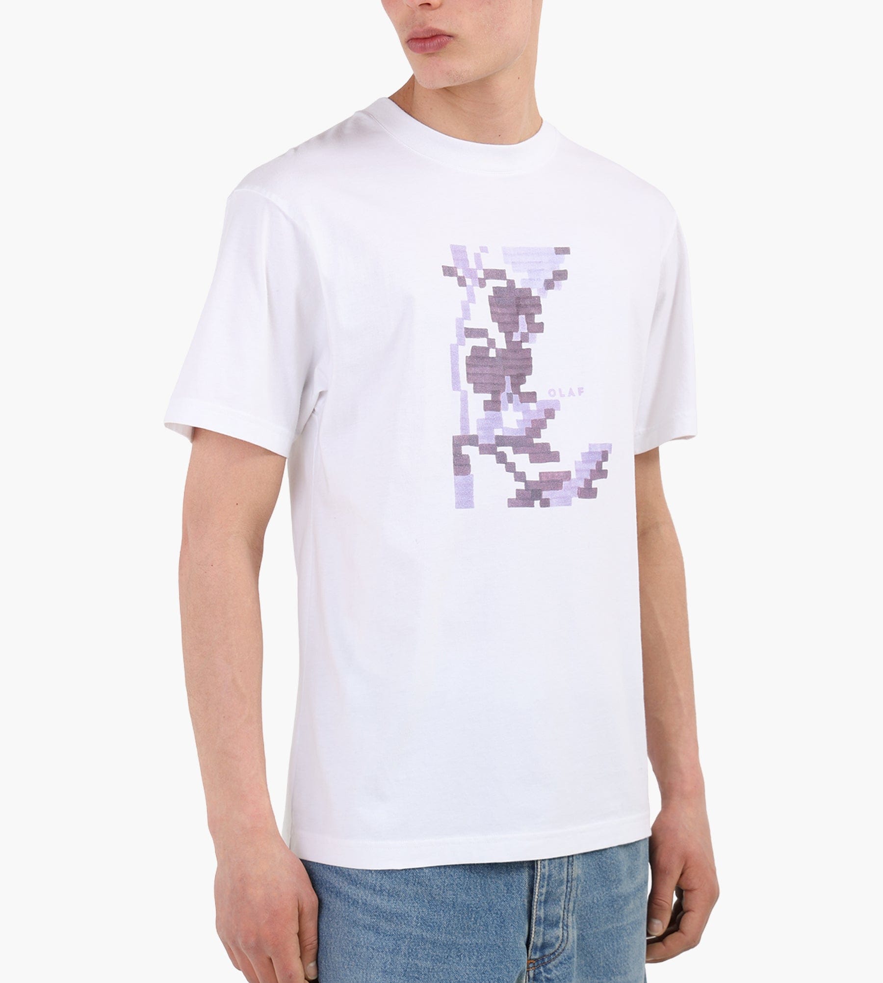 OLAF Felted Flower Tee Optical White