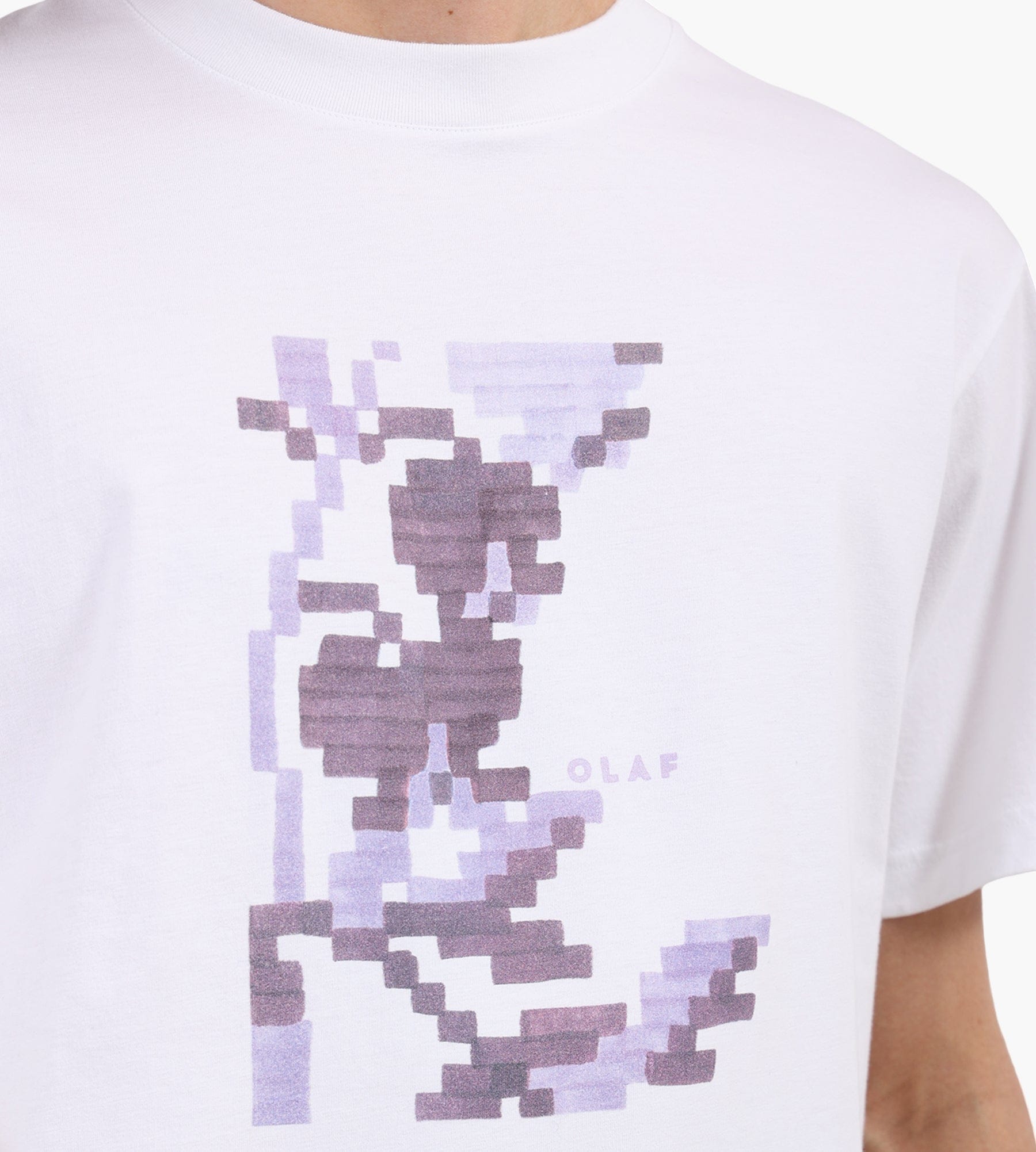 OLAF Felted Flower Tee Optical White