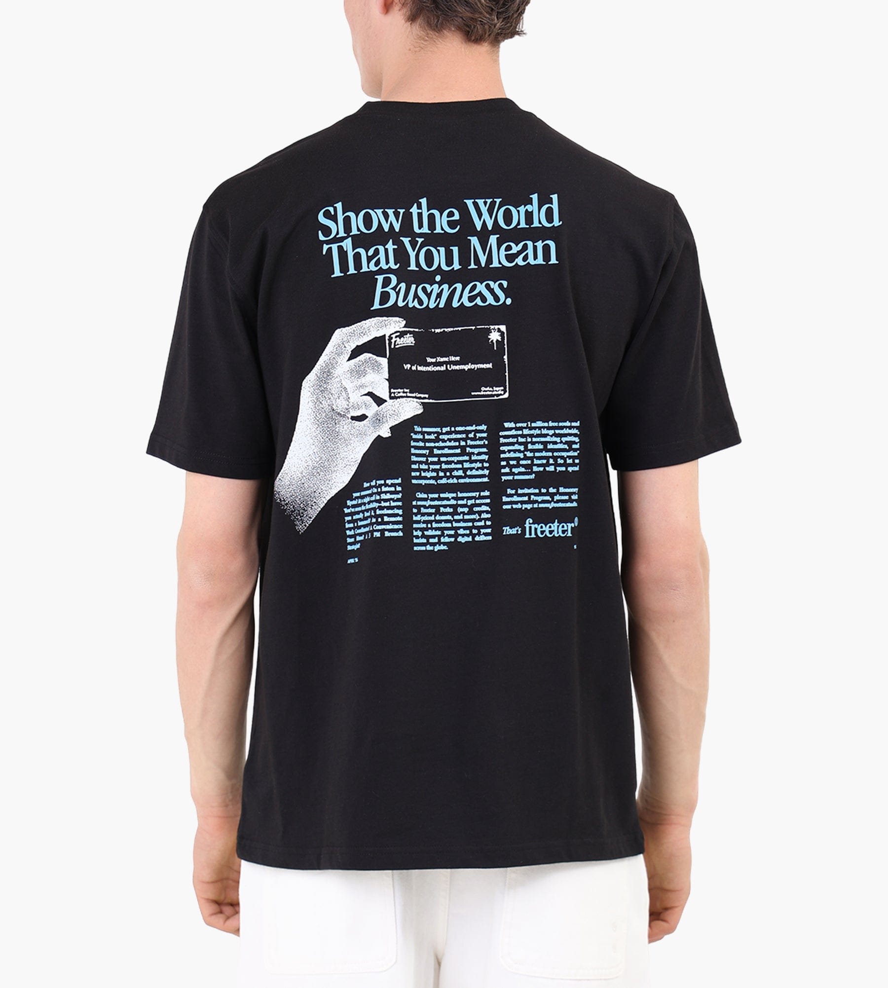 Freeter Business T-Shirt Black