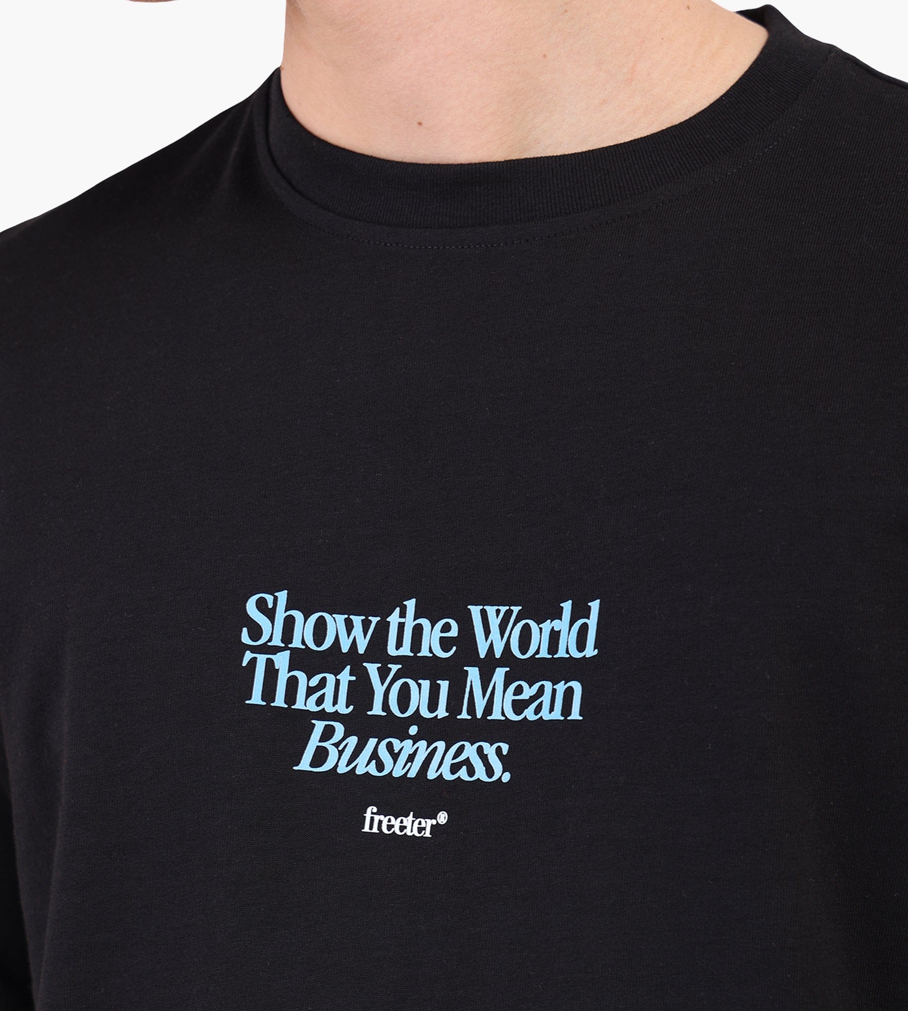 Freeter Business T-Shirt Black