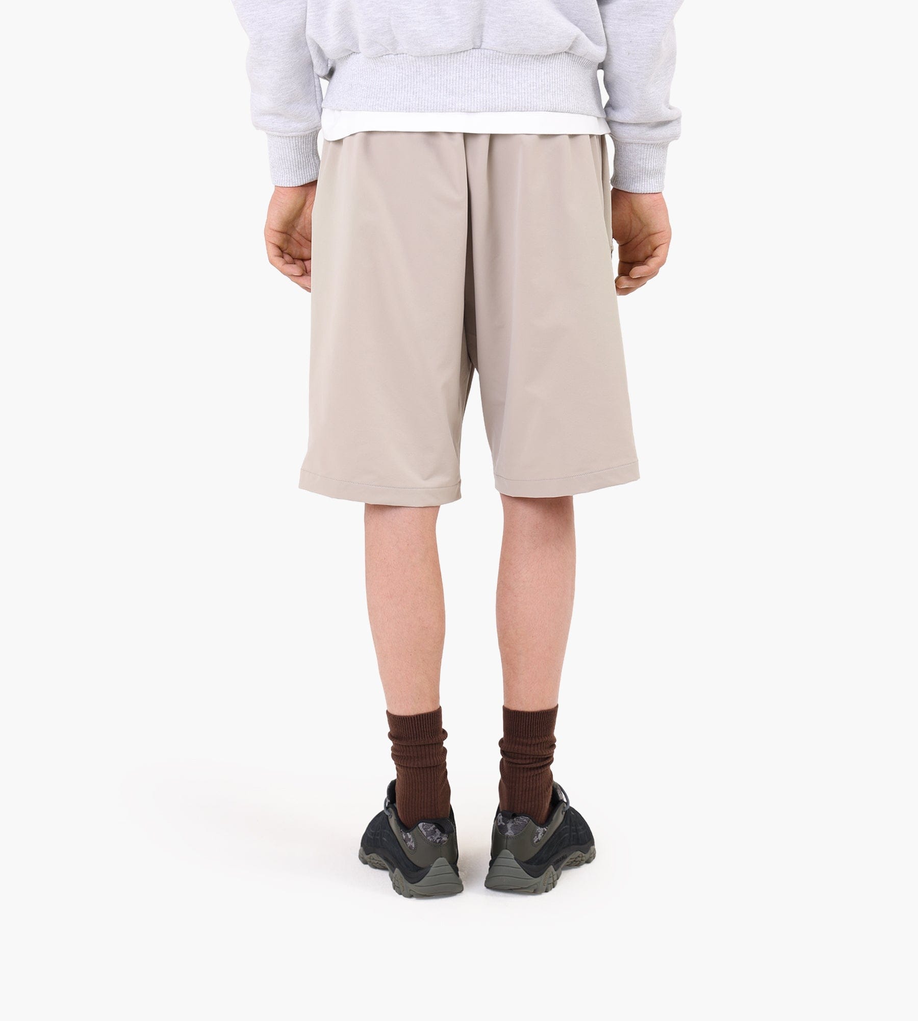 KA_YO Parachute Shorts Plaza Taupe