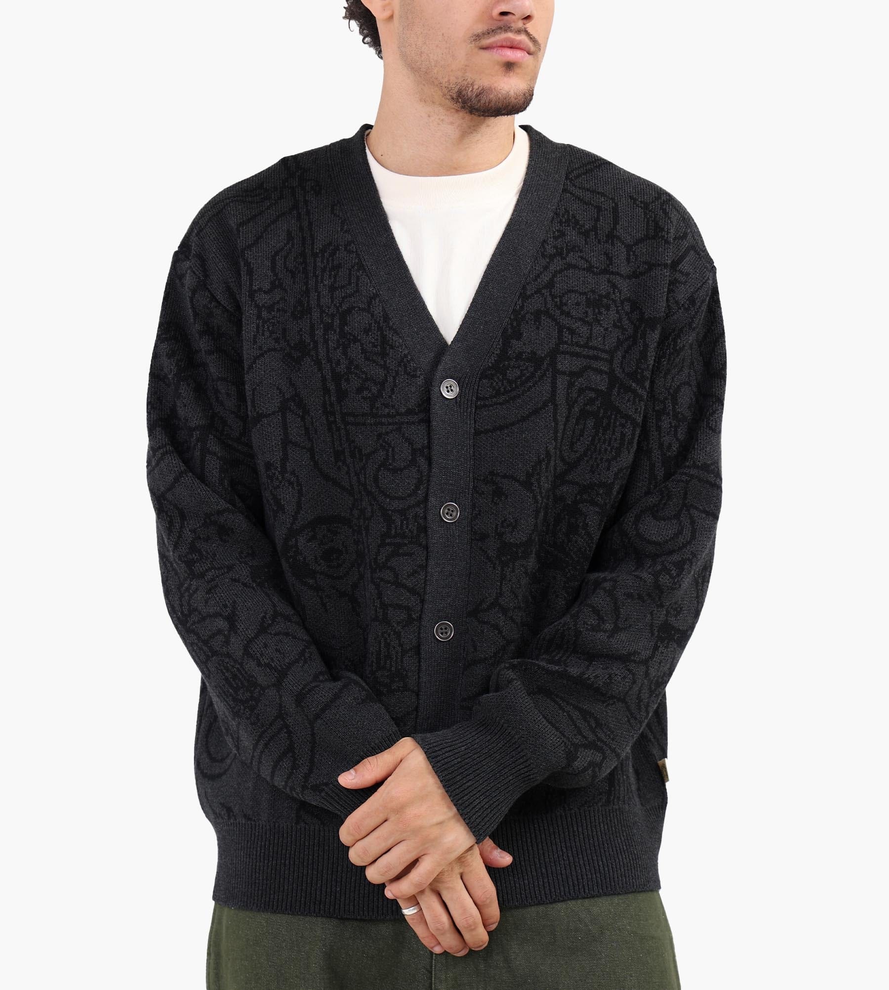 Heresy Hades Cardigan Charcoal