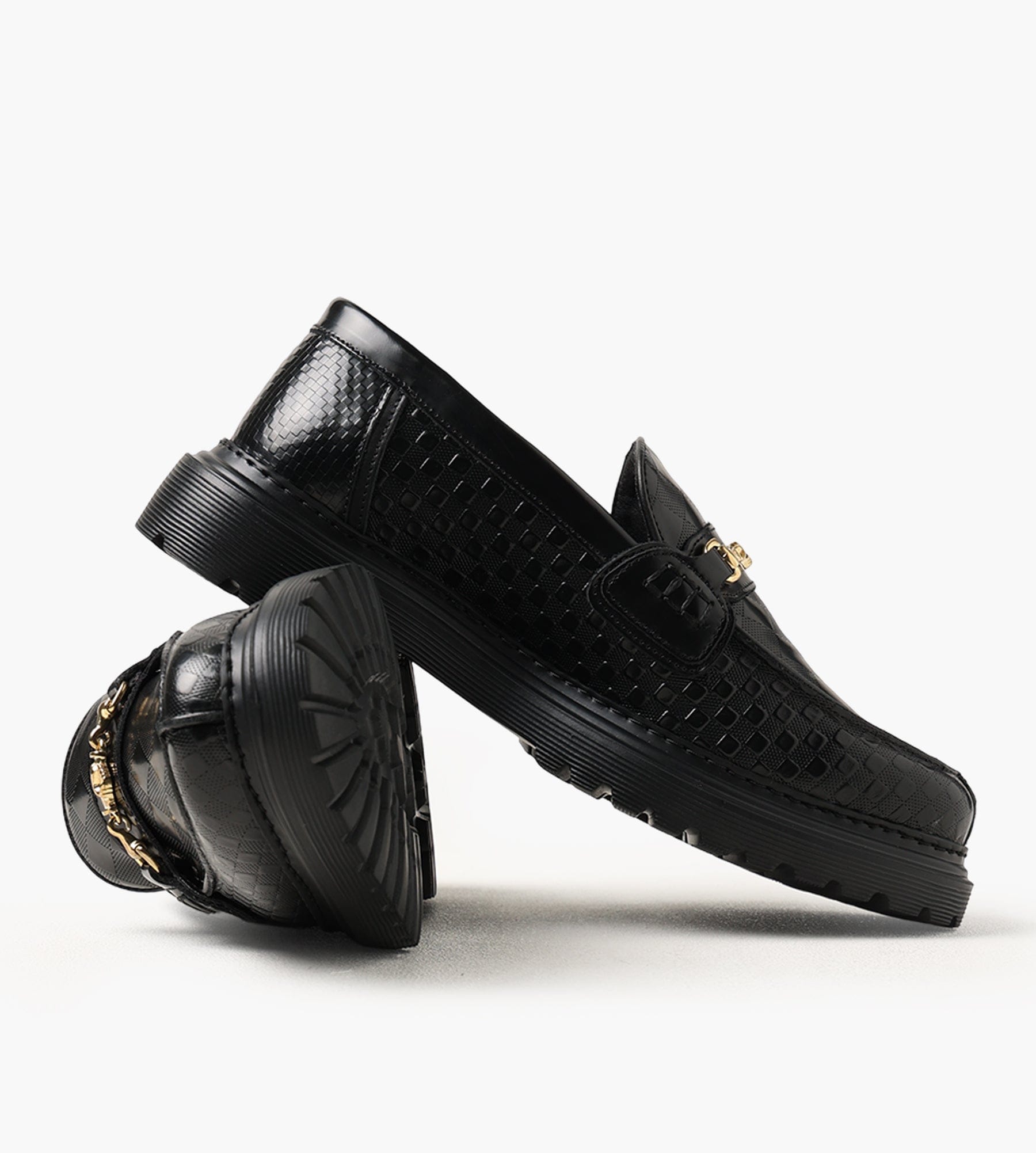 Filling Pieces Loafer Graved Black