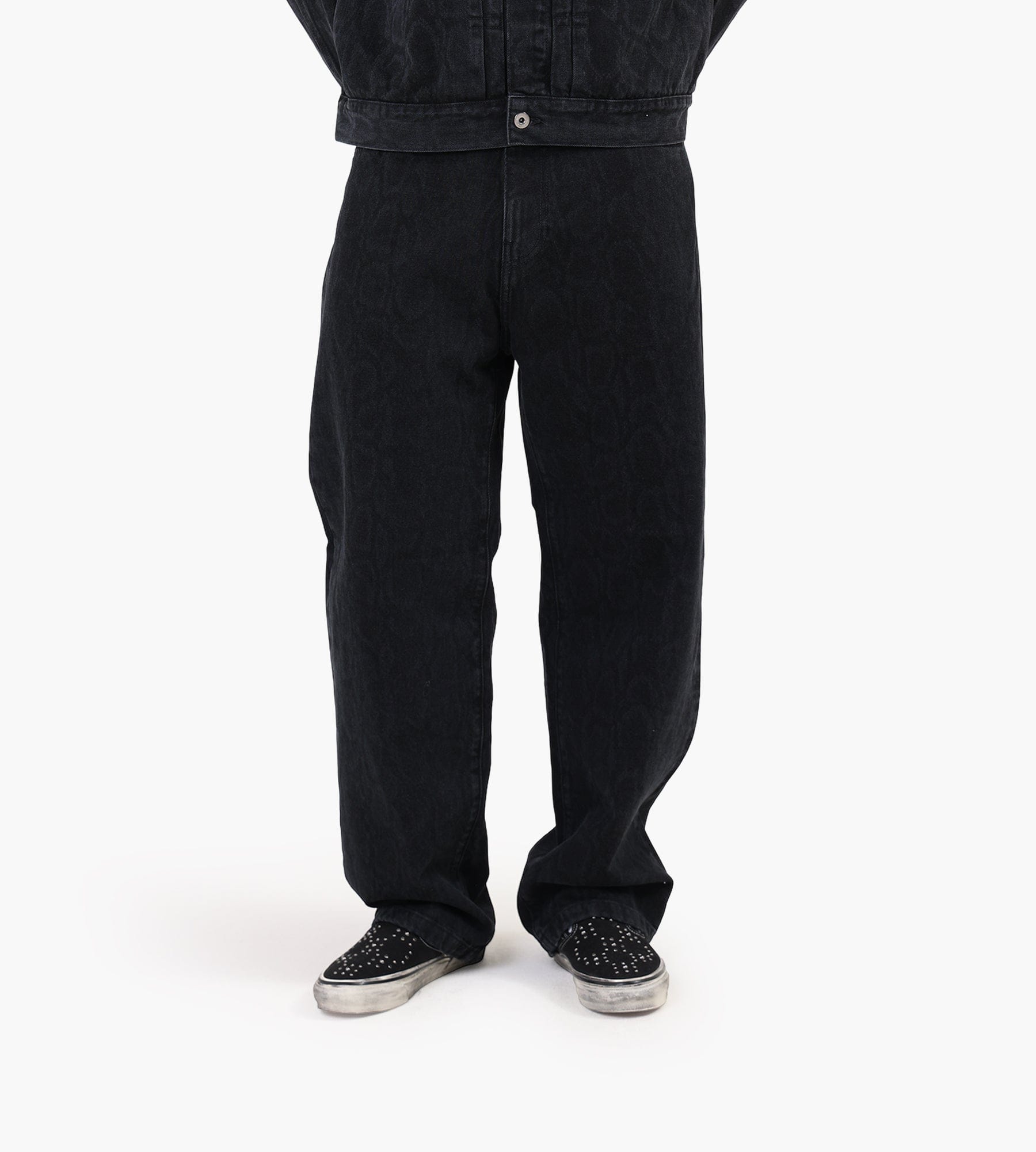 Carhartt WIP Snake Landon Pant Snake Camo Black Heavy Stone Wash