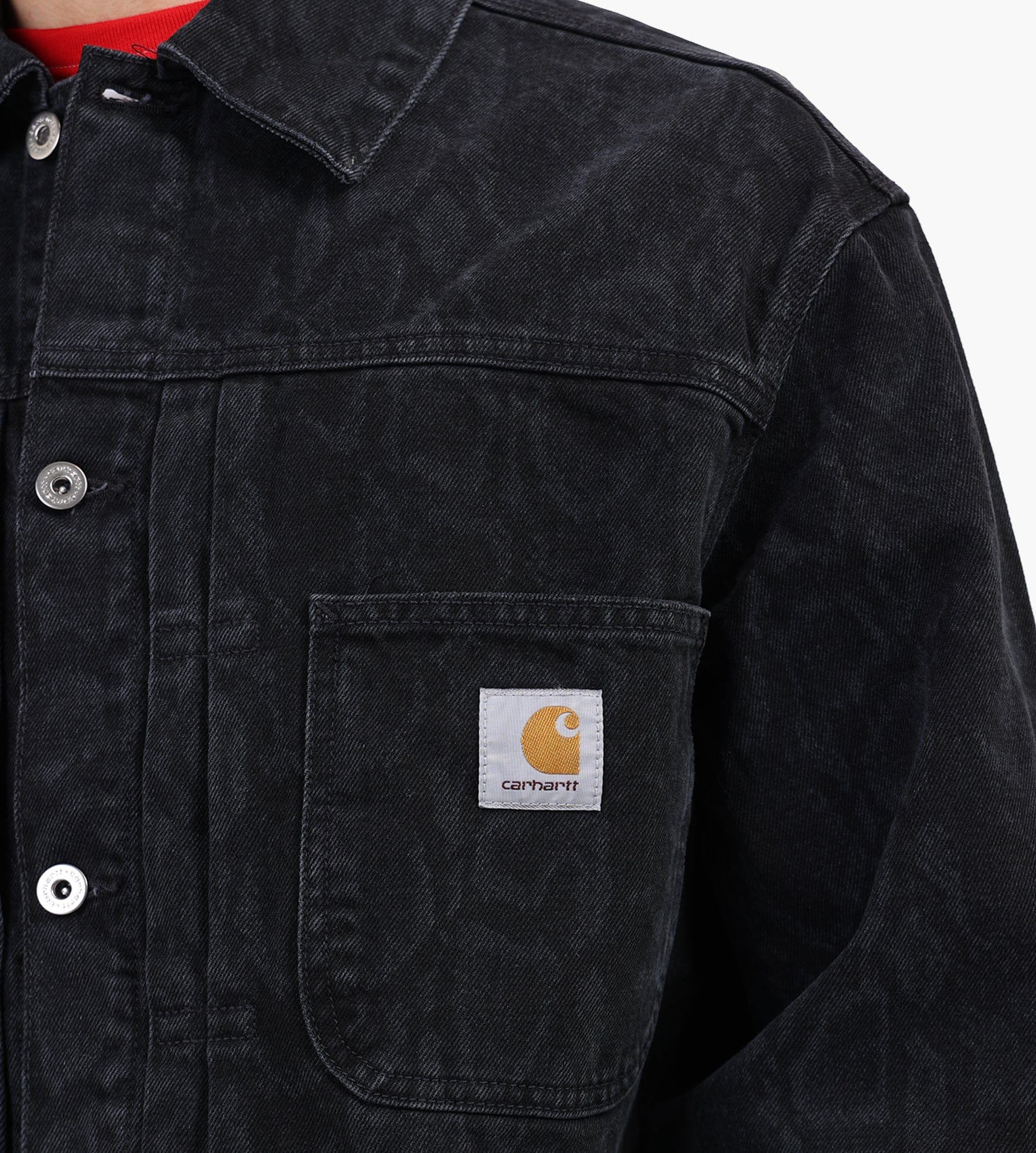 Carhartt WIP Belmar Jacket Snake Camo Black Heavy Stone Wash