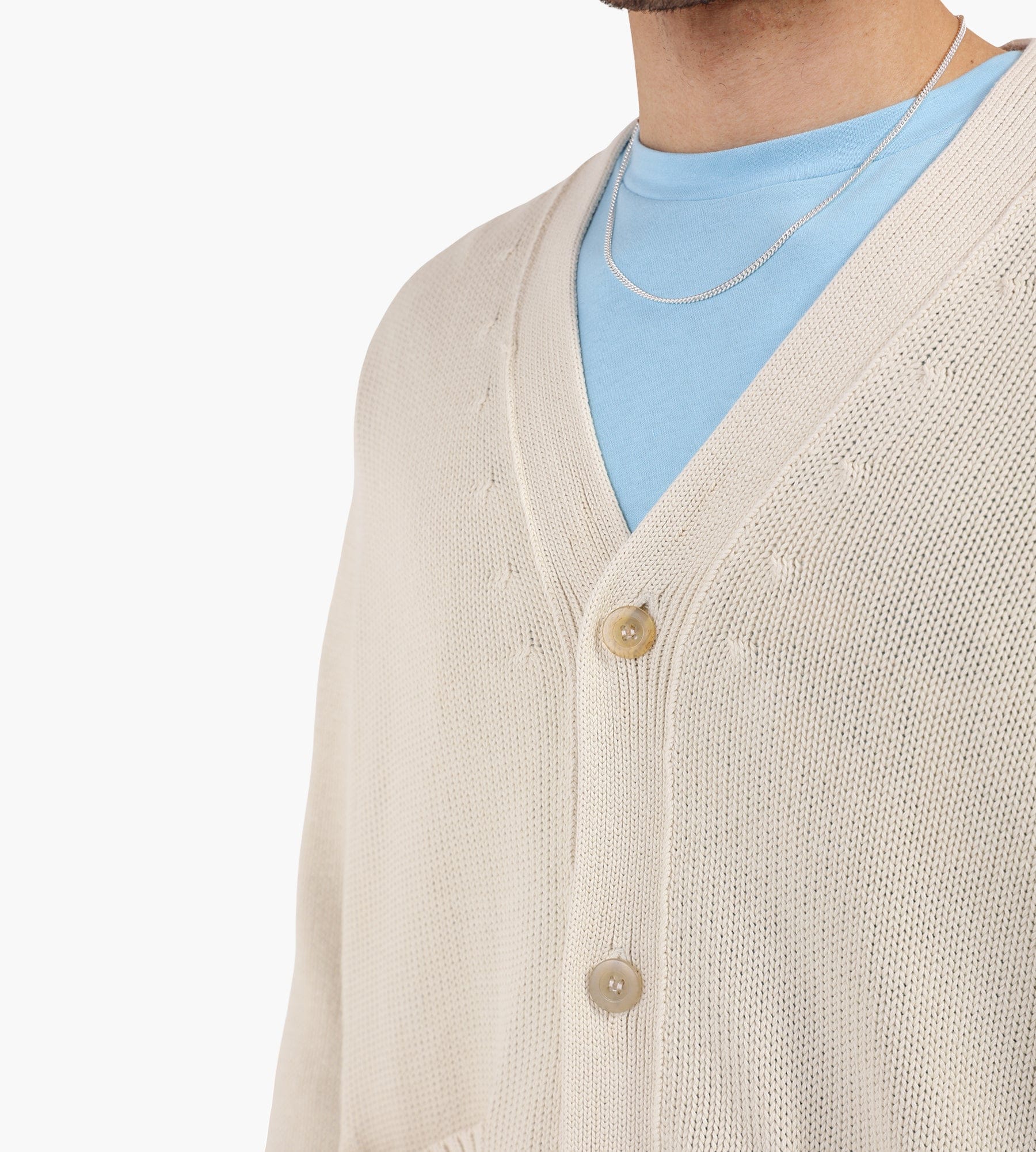 Corridor Acid Wash Cardigan Natural