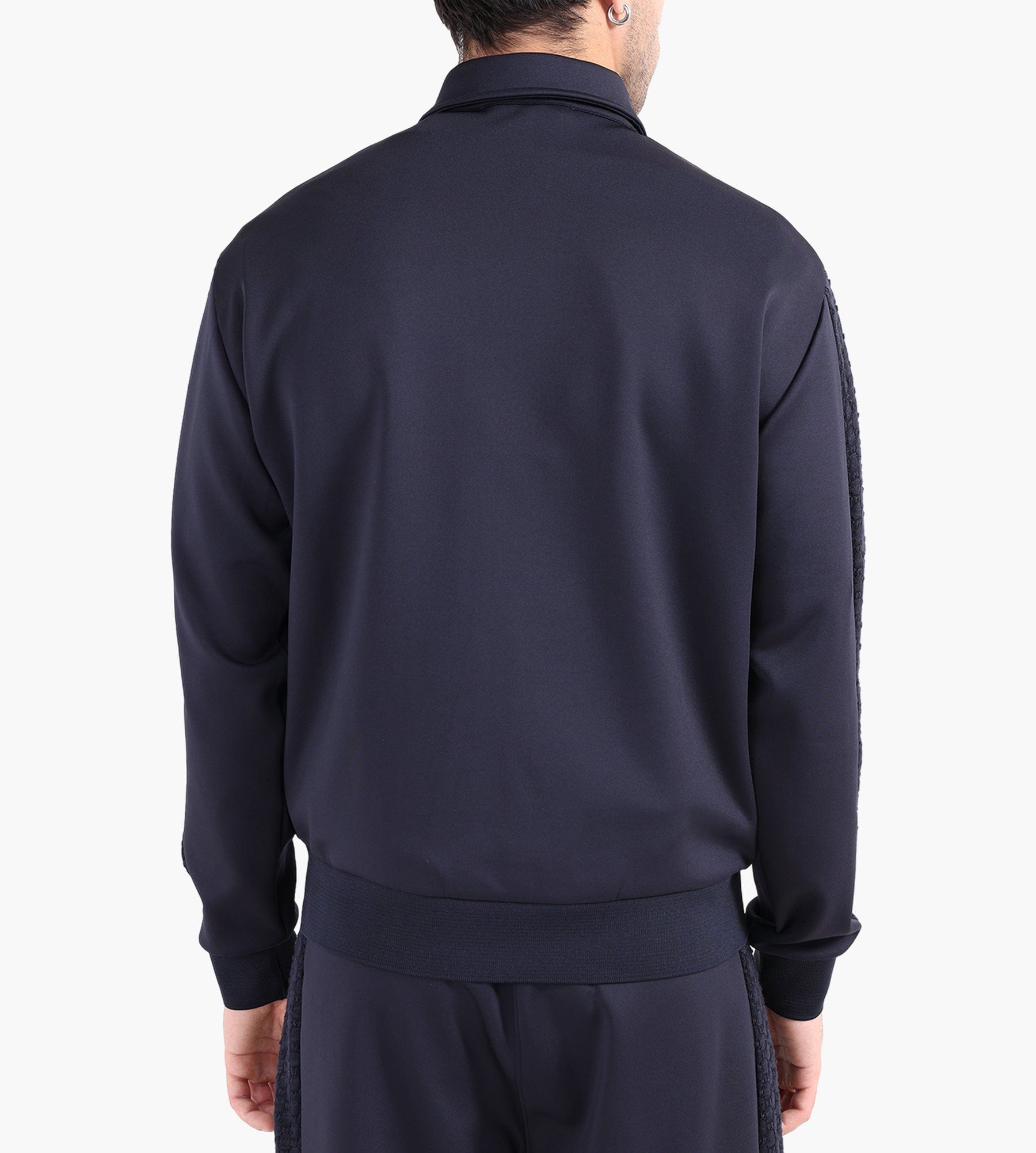 Palmes Tricot Track Jacket Navy