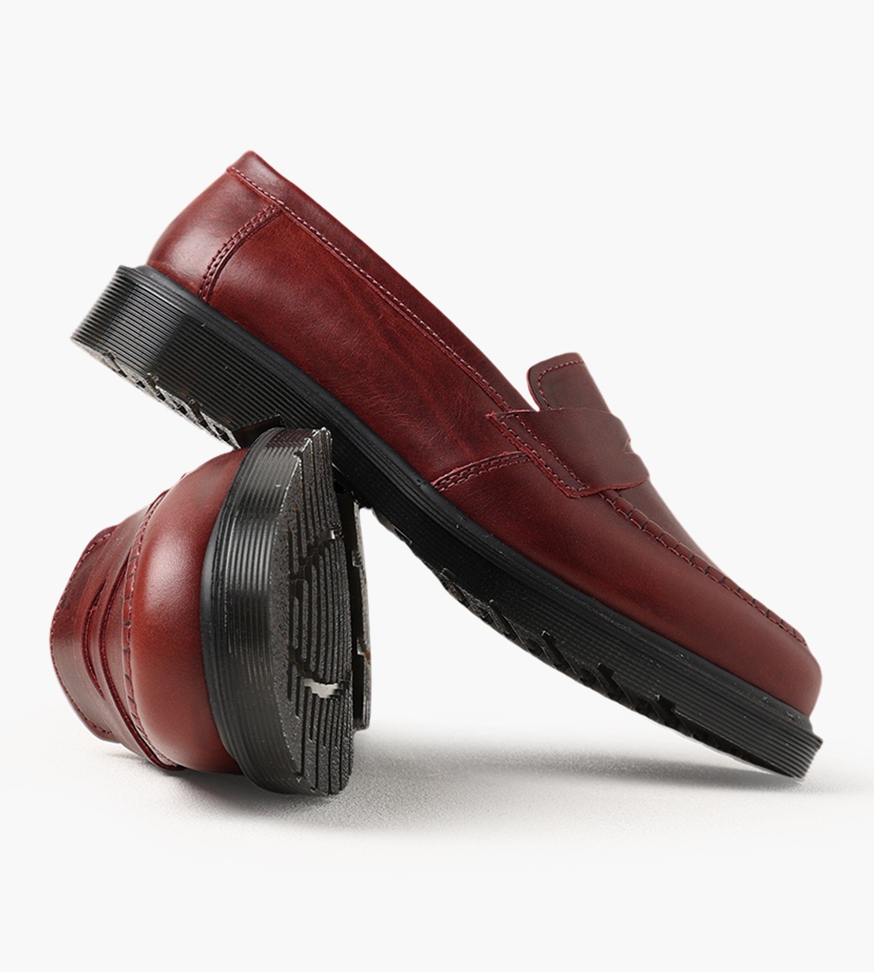 Dr. Martens Delapre Penny Loafer Burgundy Classic Calf