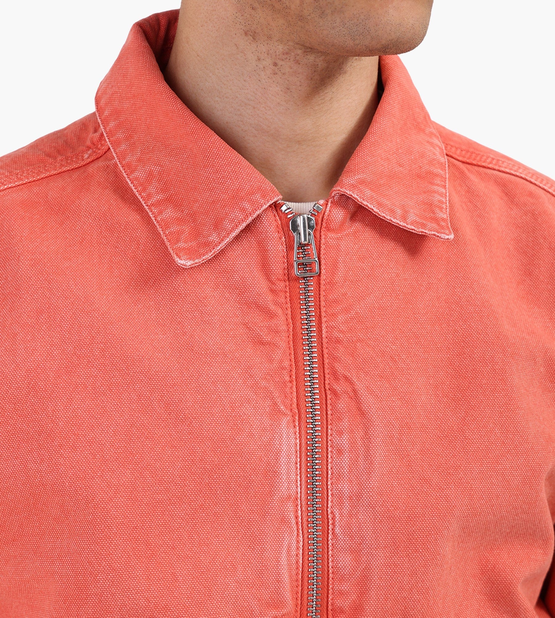 OLAF Washed Canvas Jacket Burnt Coral