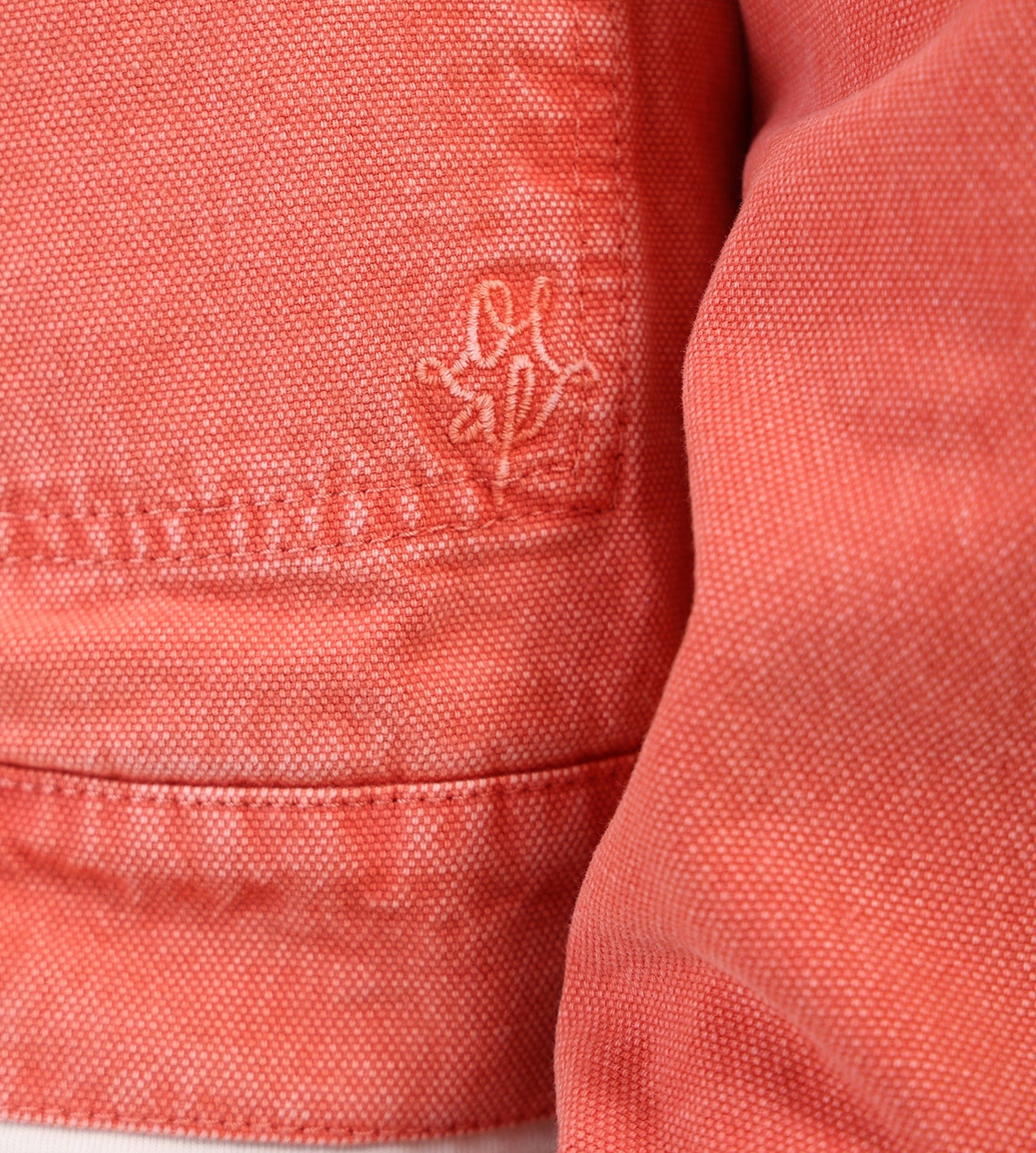 OLAF Washed Canvas Jacket Burnt Coral