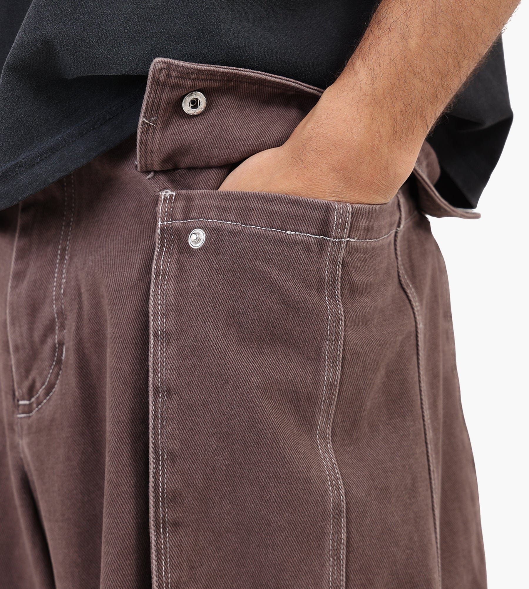 PAL Sporting Goods Kebari Wide Leg Pants Deep Mahogany