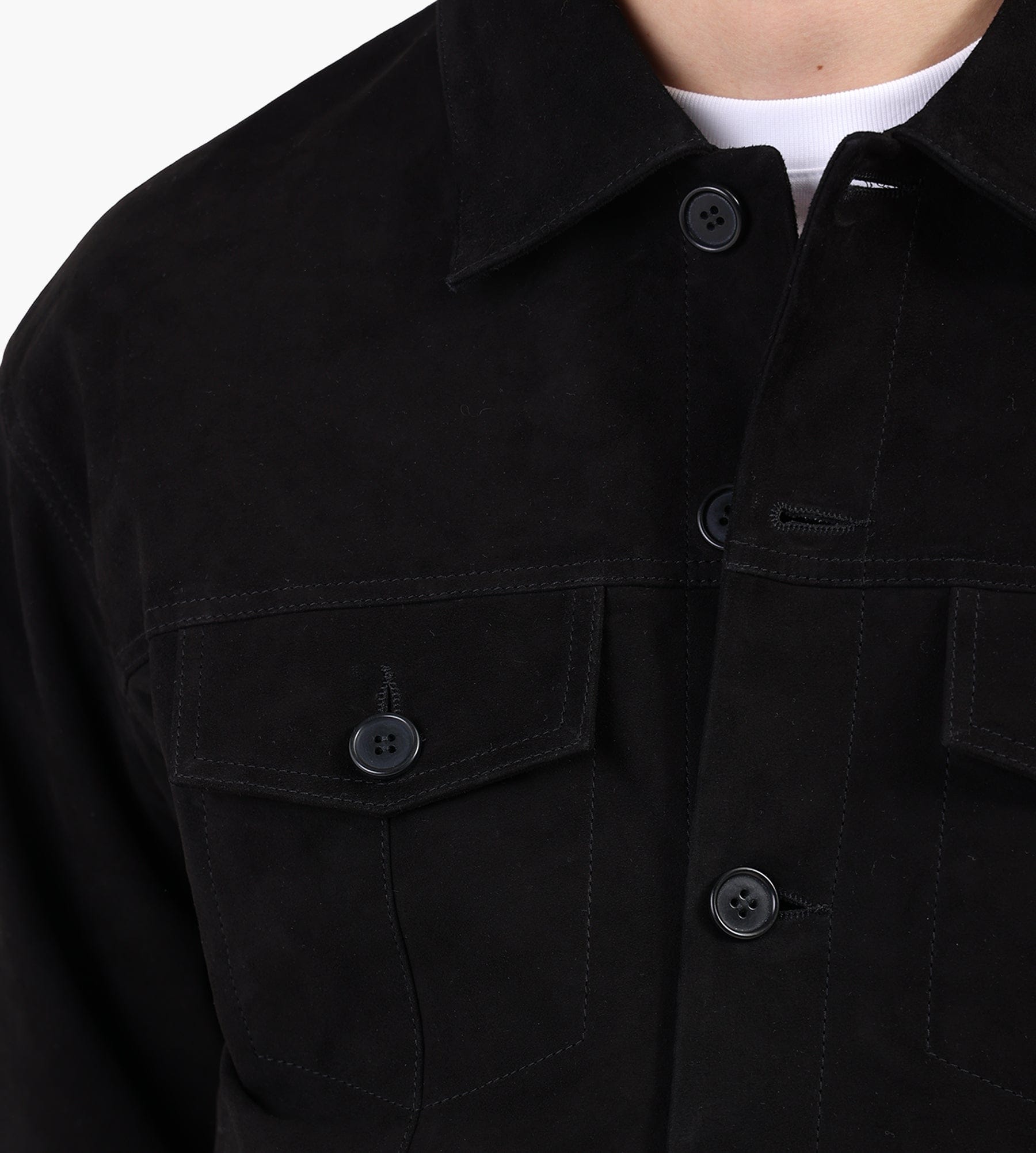 NN.07 Roy Leather Jacket 90031 Black