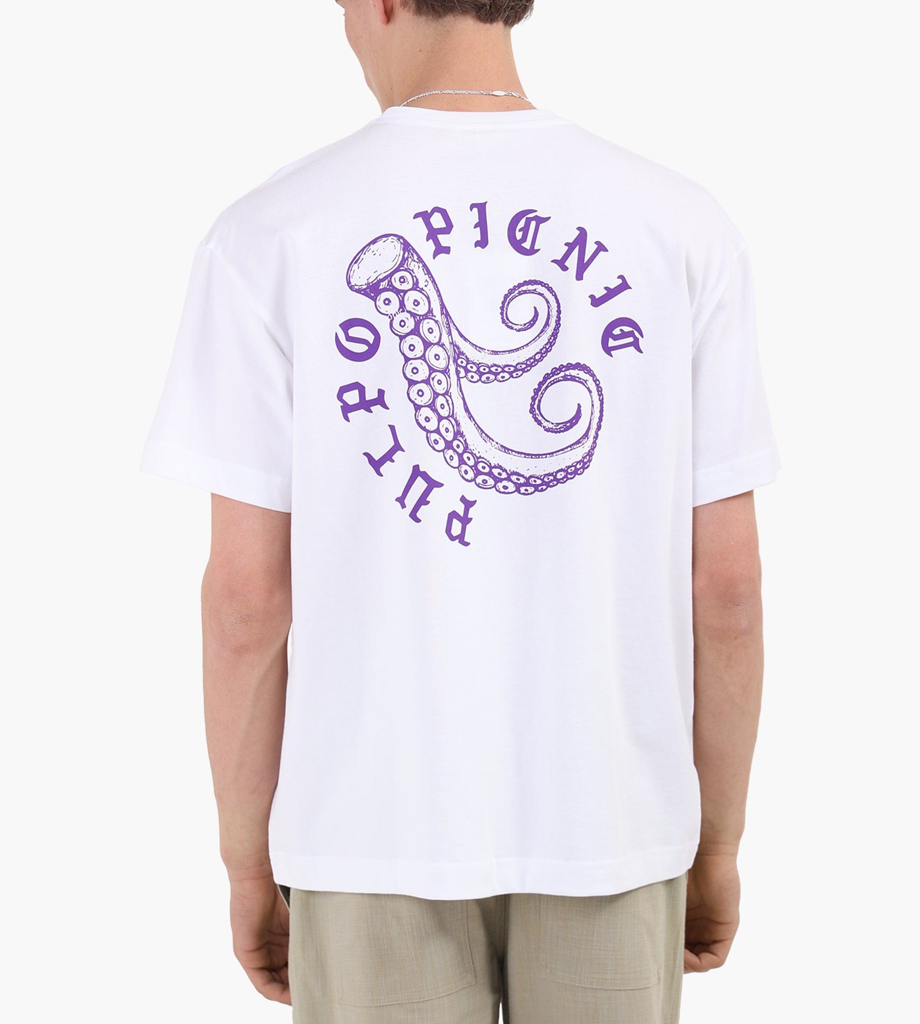 Libertine-Libertine Broke Pulpo 3692 Tee White