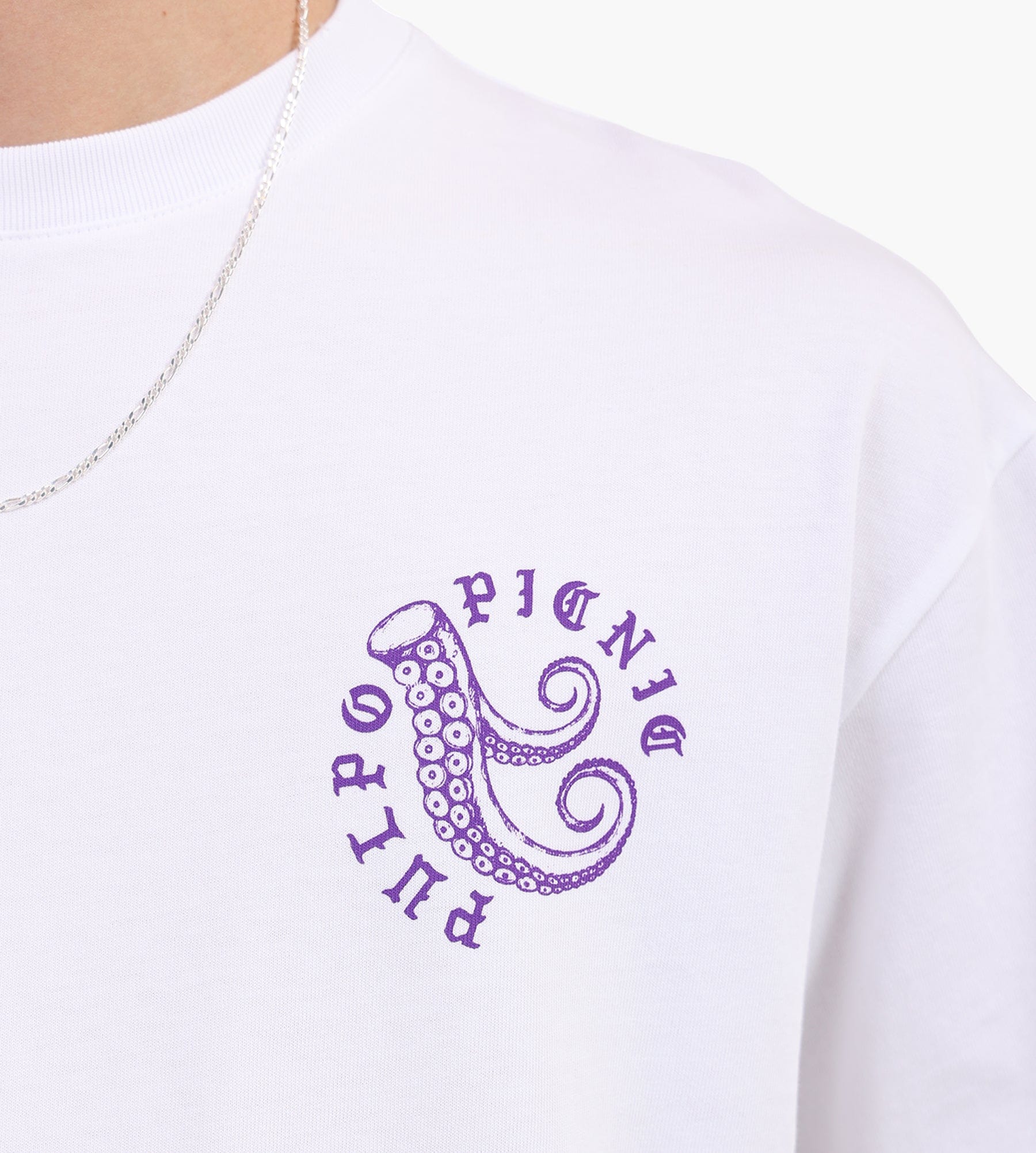 Libertine-Libertine Broke Pulpo 3692 Tee White