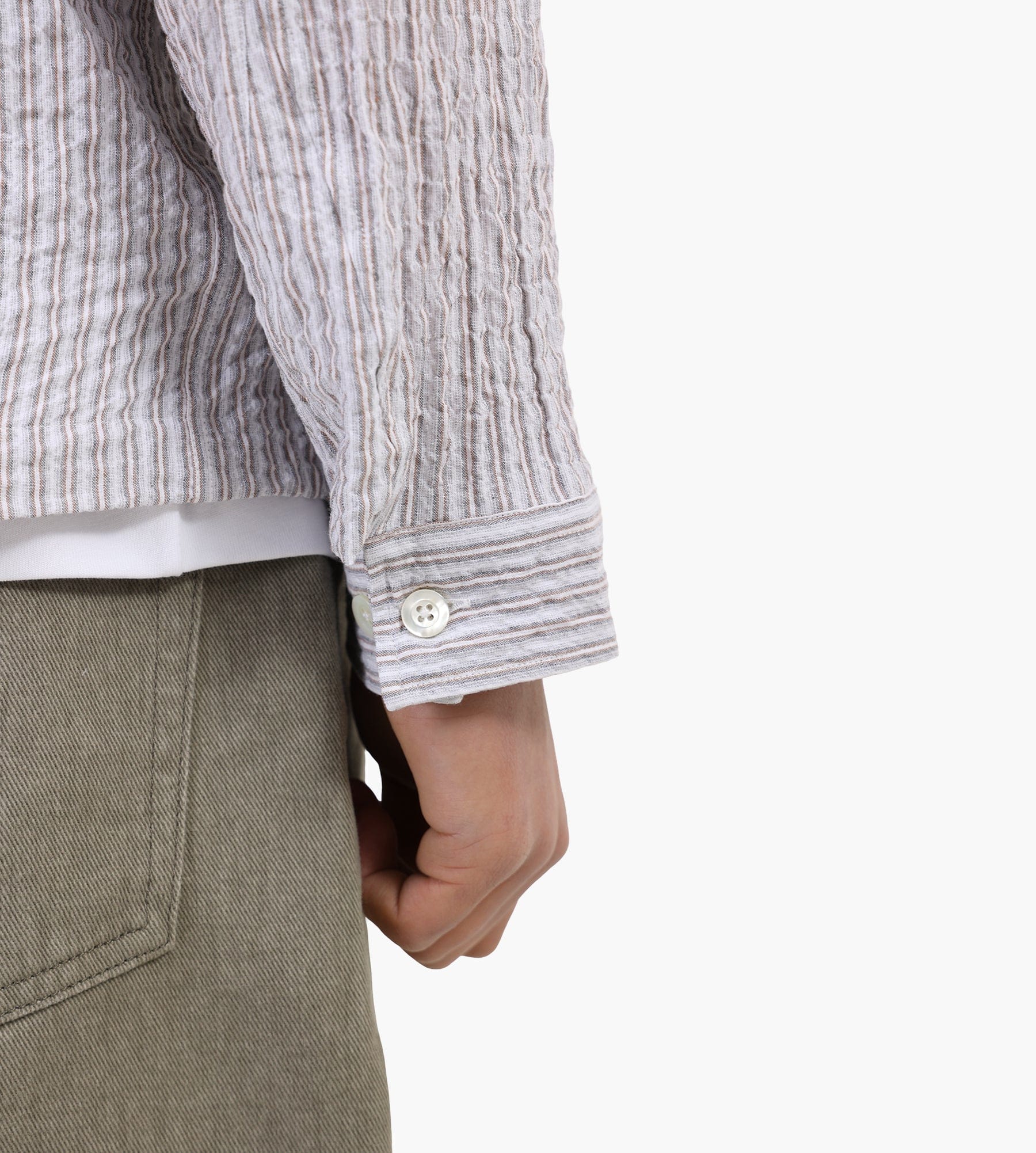 Norse Projects Mols Hunting Stripe Shirt Multi Color Stripe