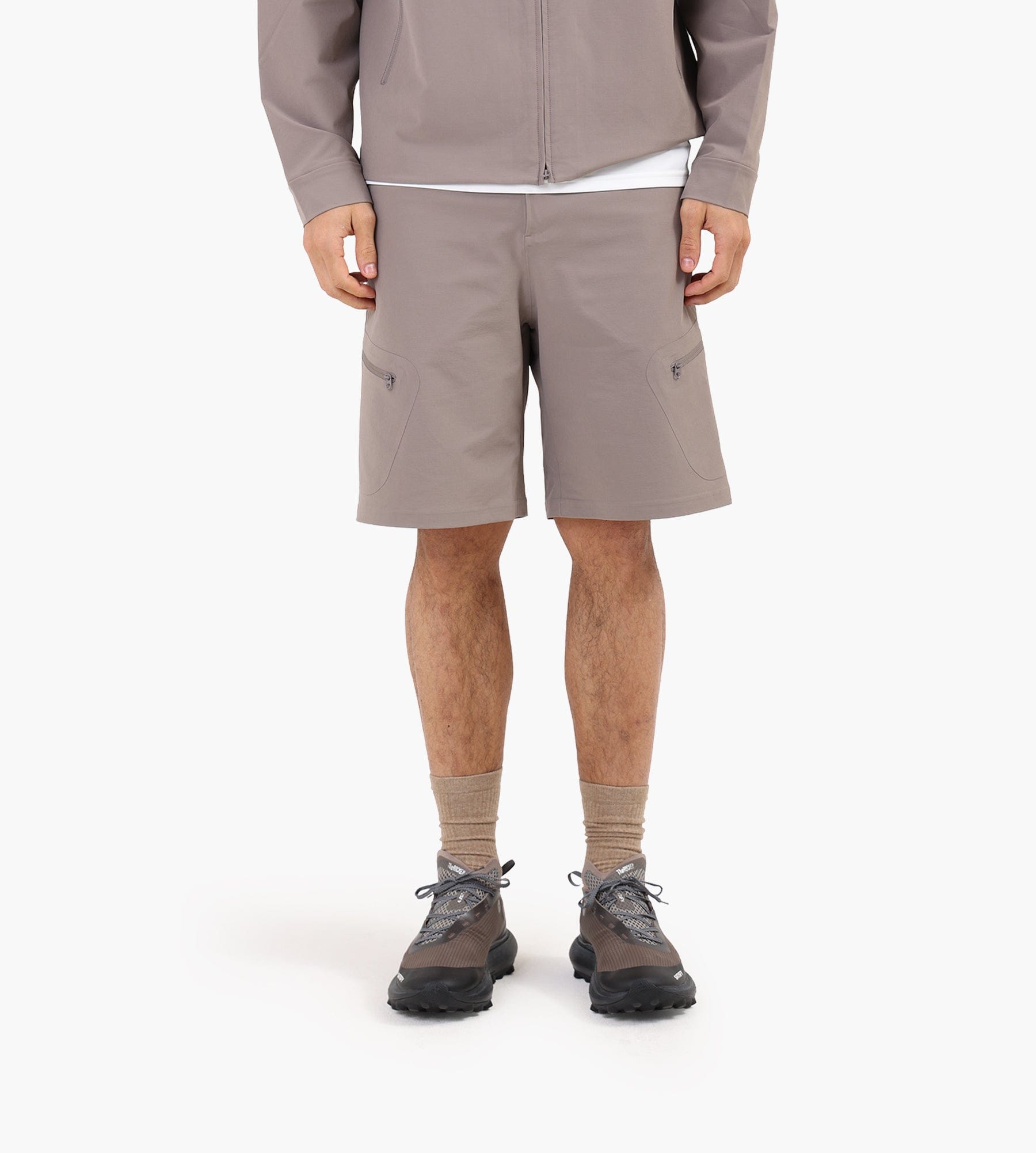 Hiking Patrol Edge LT Softshell Technical Shorts Walnut