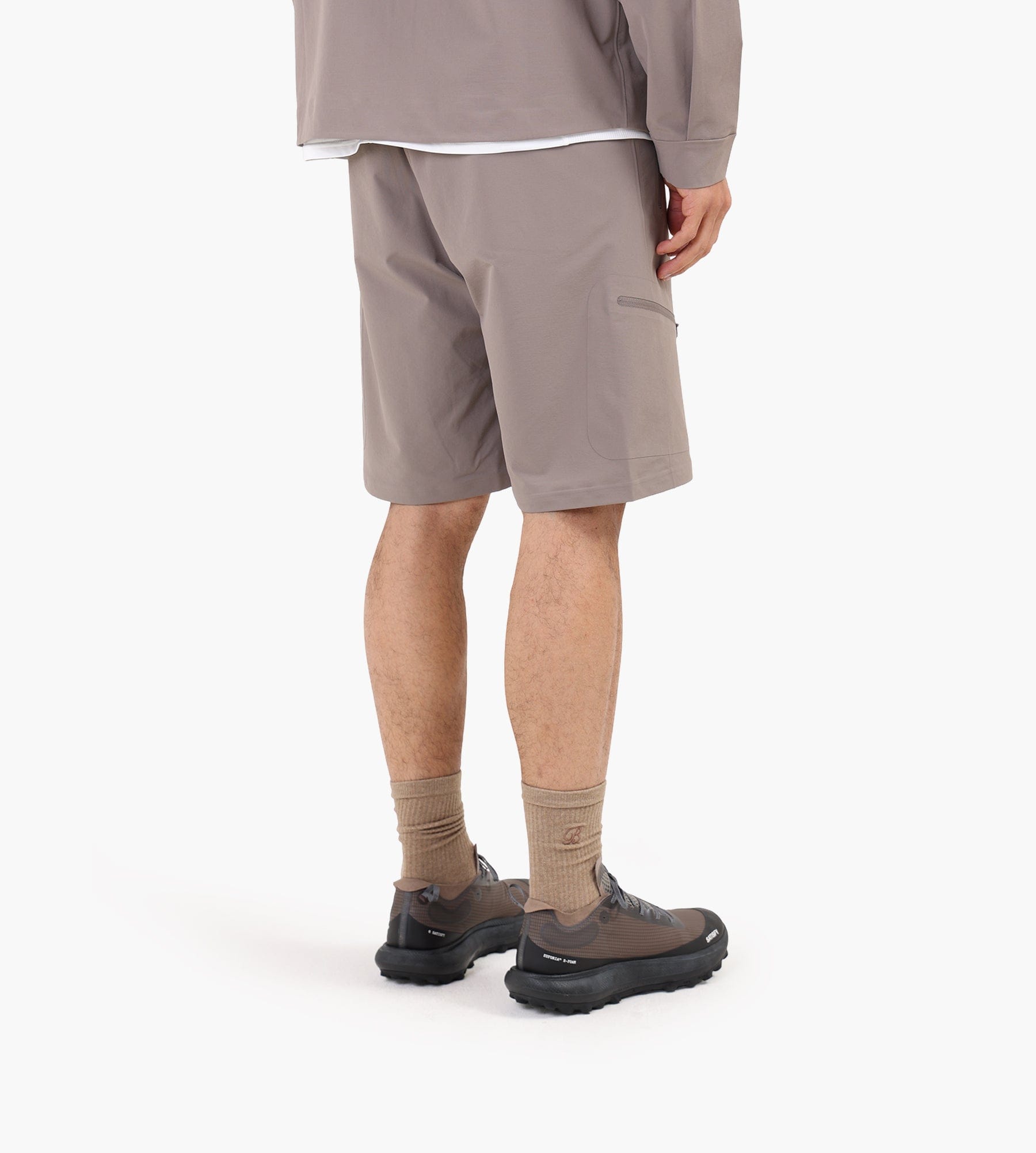 Hiking Patrol Edge LT Softshell Technical Shorts Walnut