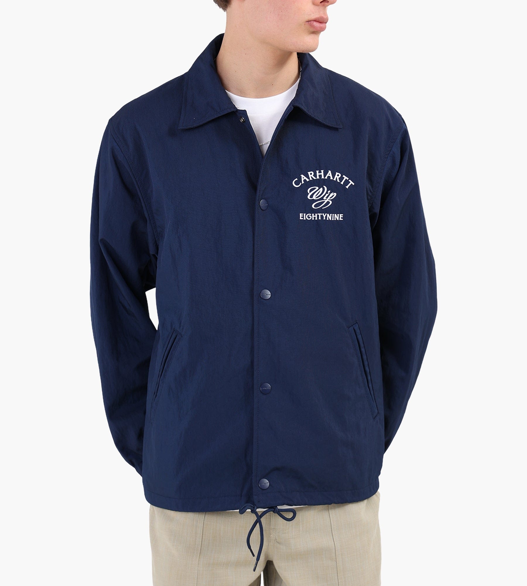 Carhartt WIP Eightynine Coach Jacket Jupiter White
