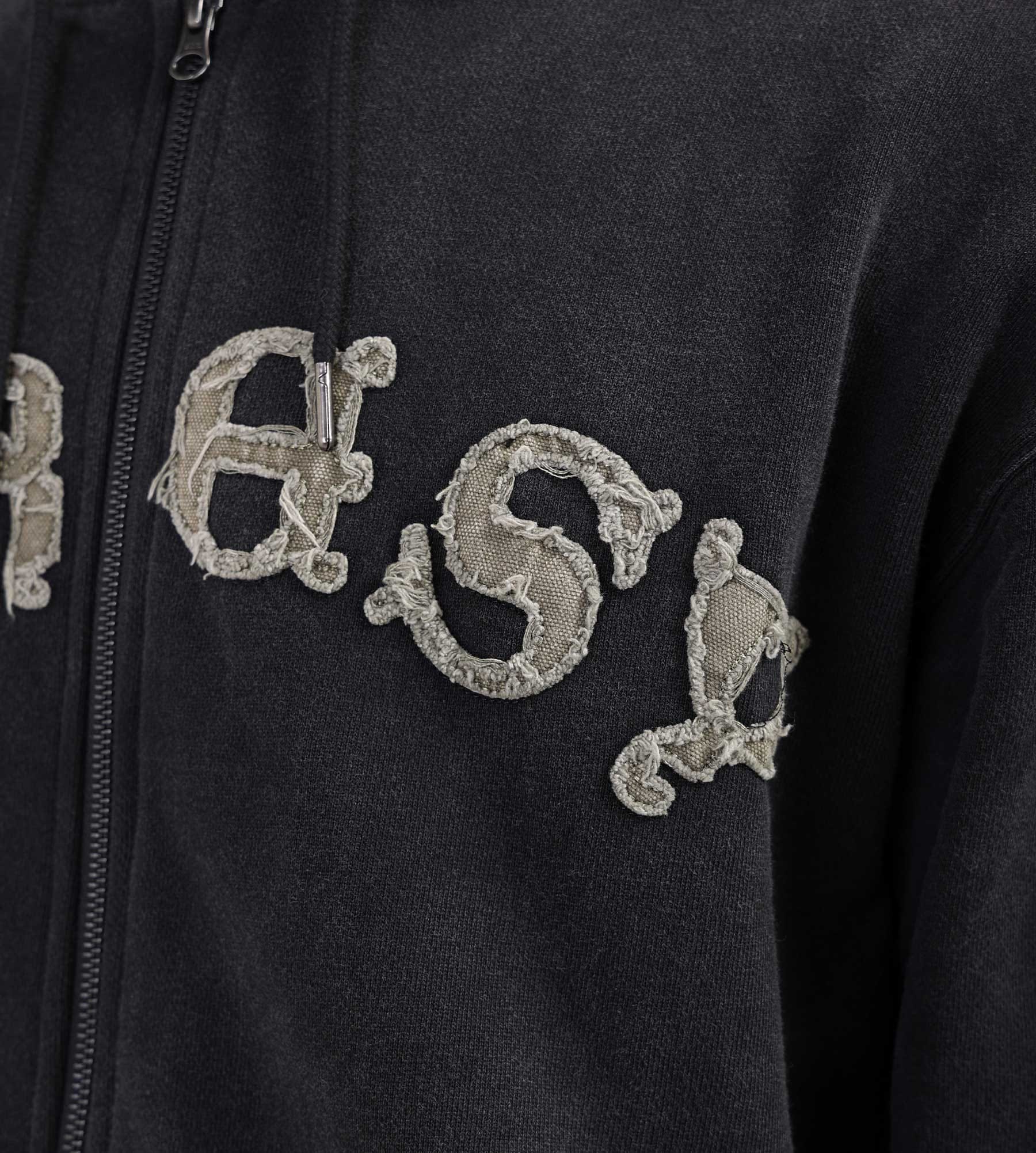 Heresy Celtic Zip Hoodie Ash