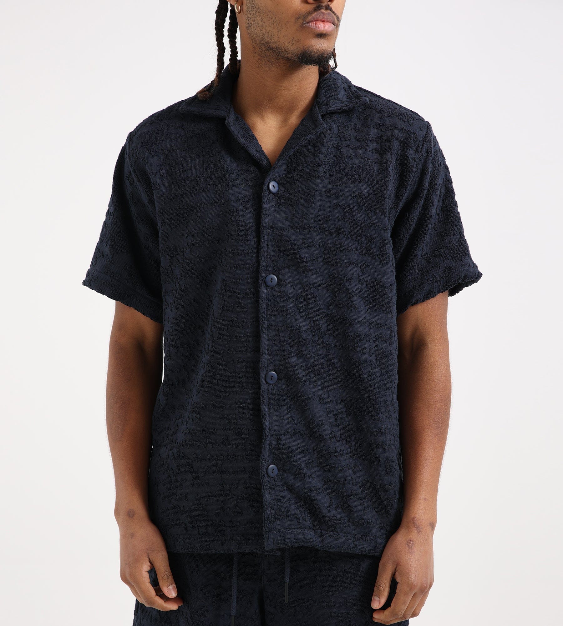 OAS Cuba Terry Shirt Night Lagoon
