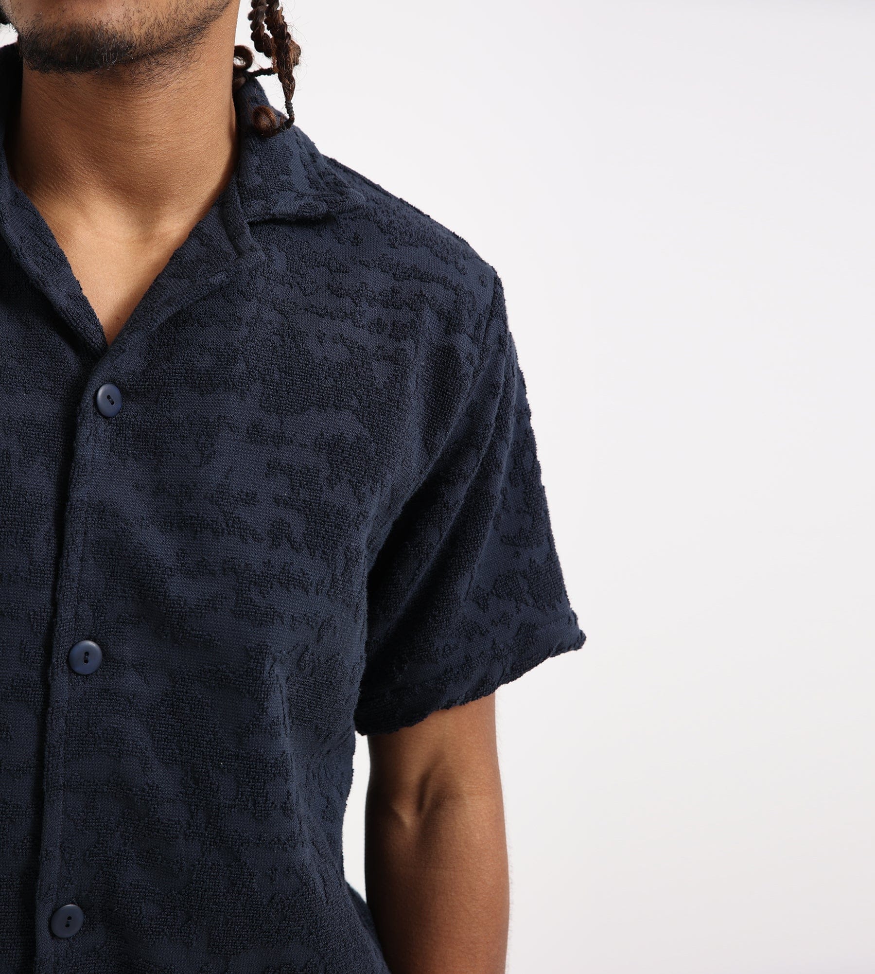OAS Cuba Terry Shirt Night Lagoon