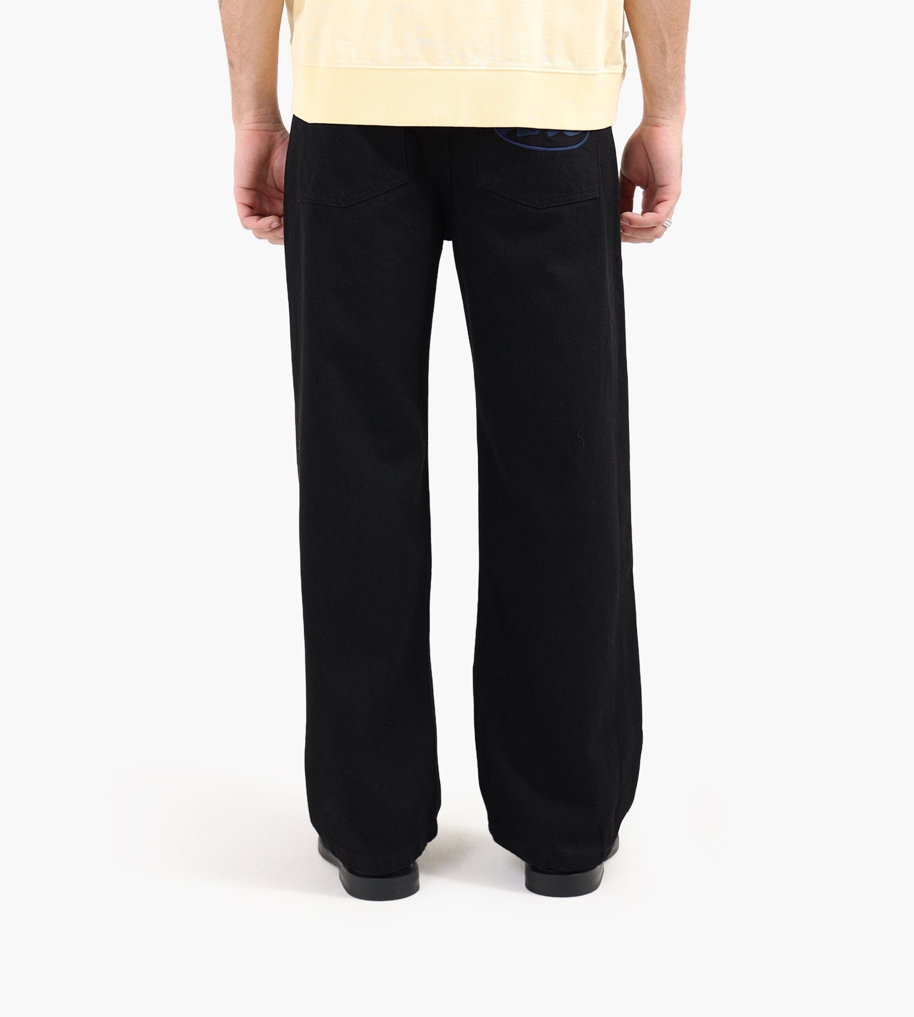 Arte Antwerp Circle Logo Pocket Pants Black