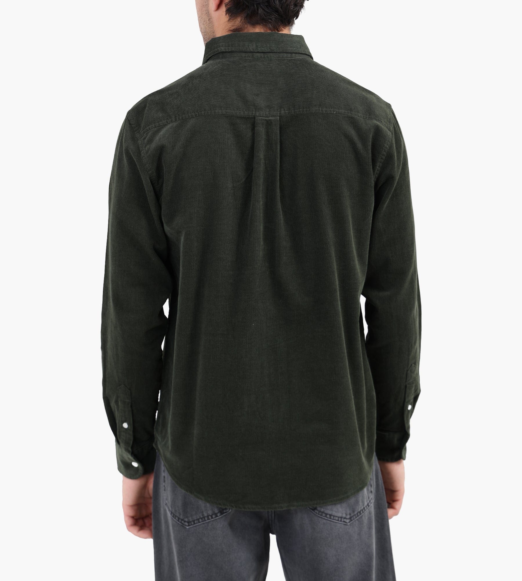 Carhartt WIP Long Sleeve Madison Fine Cord Shirt Opuntia Wax