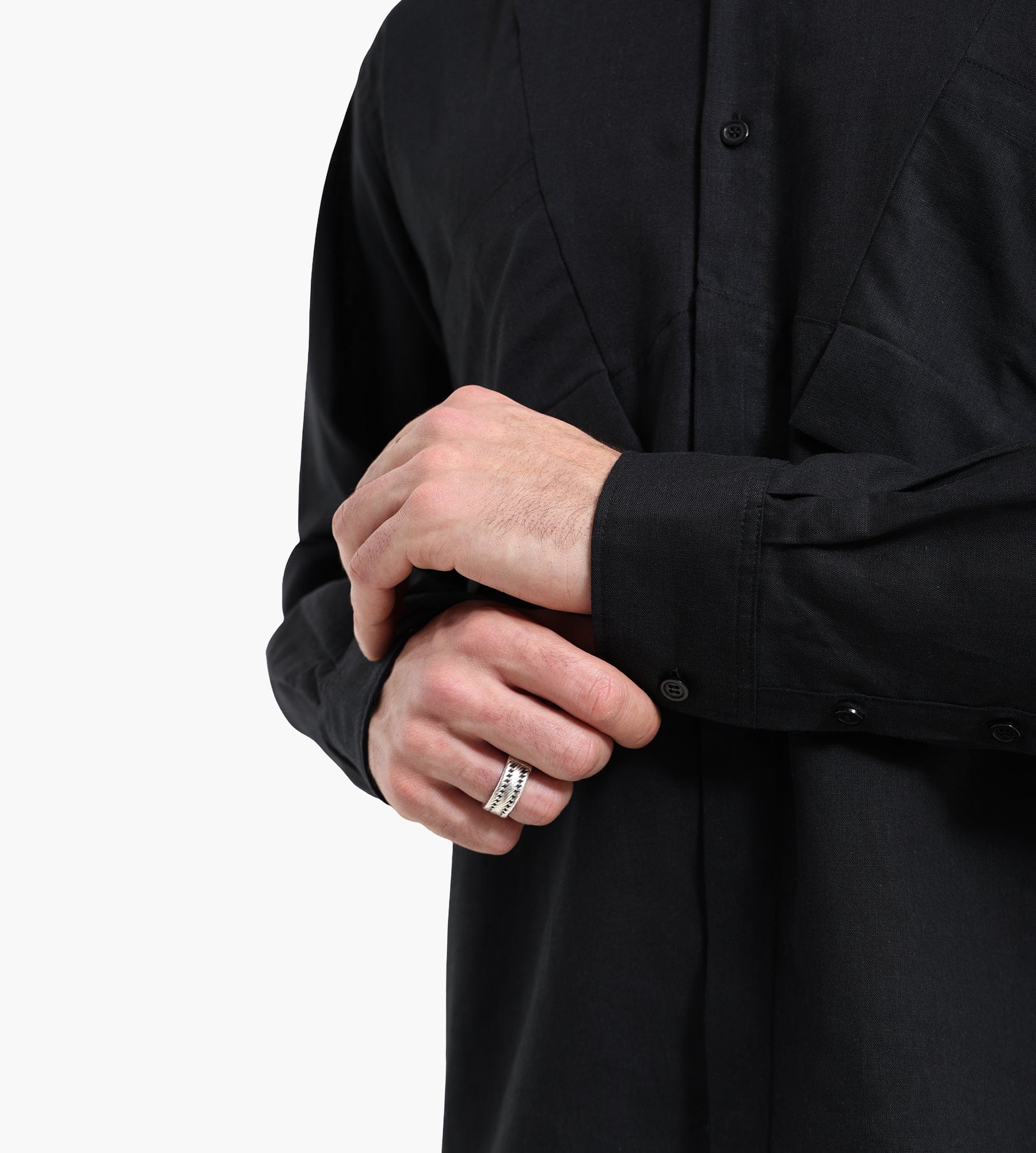 J.L-A.L Pieck Shirt Shungite Black