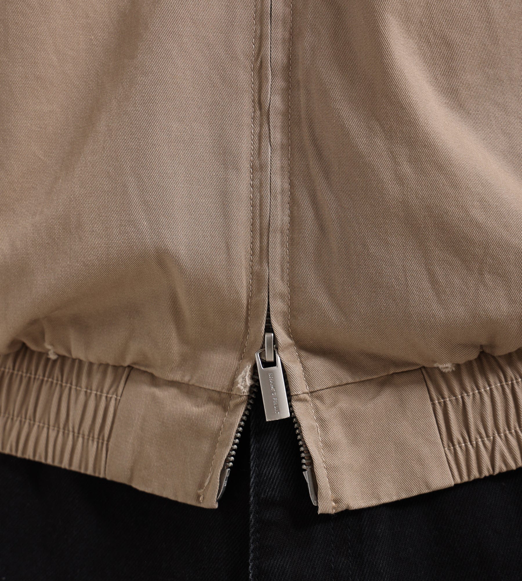 Bram's Fruit Script Logo Distressed Jacket Sand