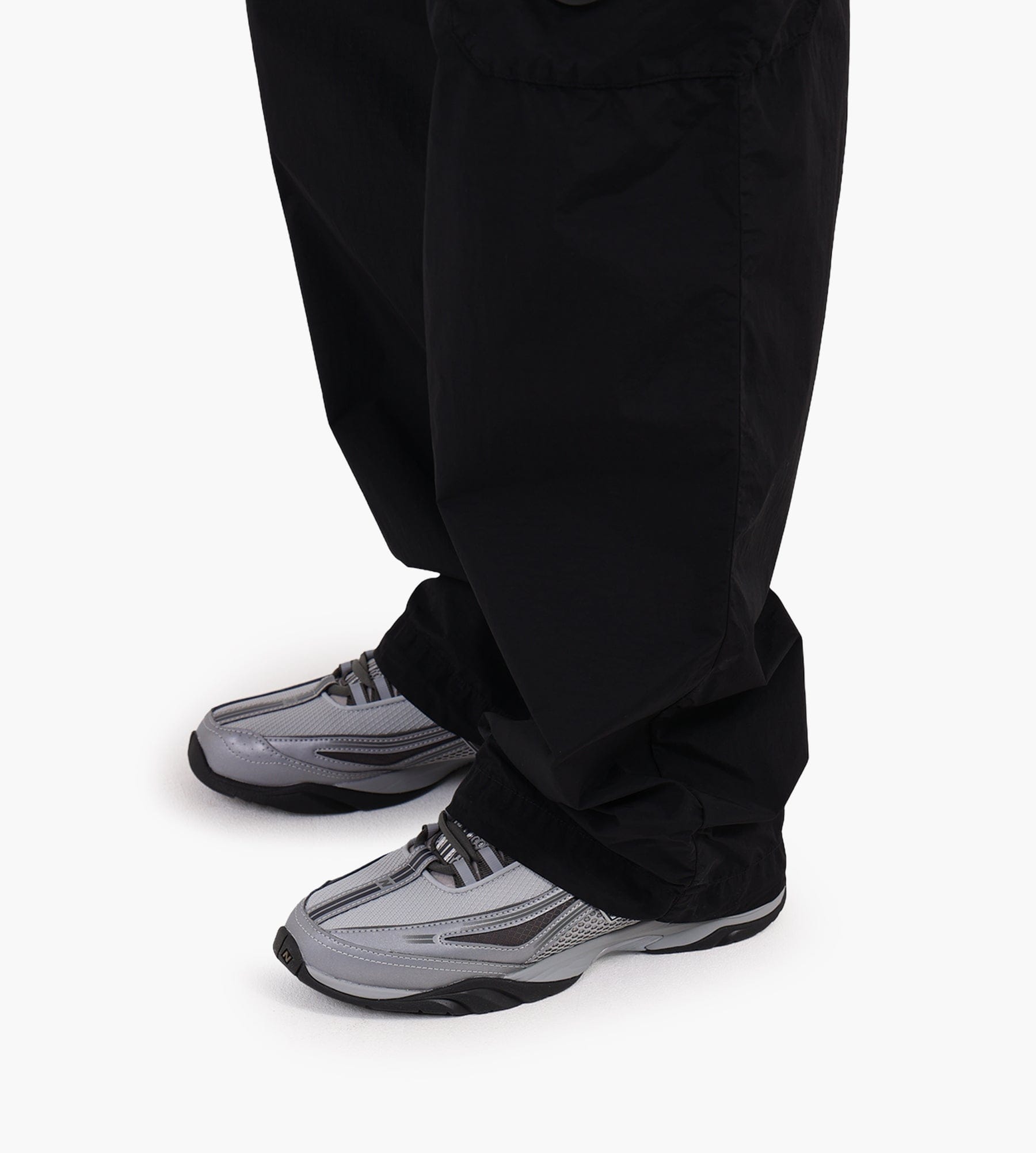 C.P. Company Flatt Nylon Loose Cargo Lens Pants Black