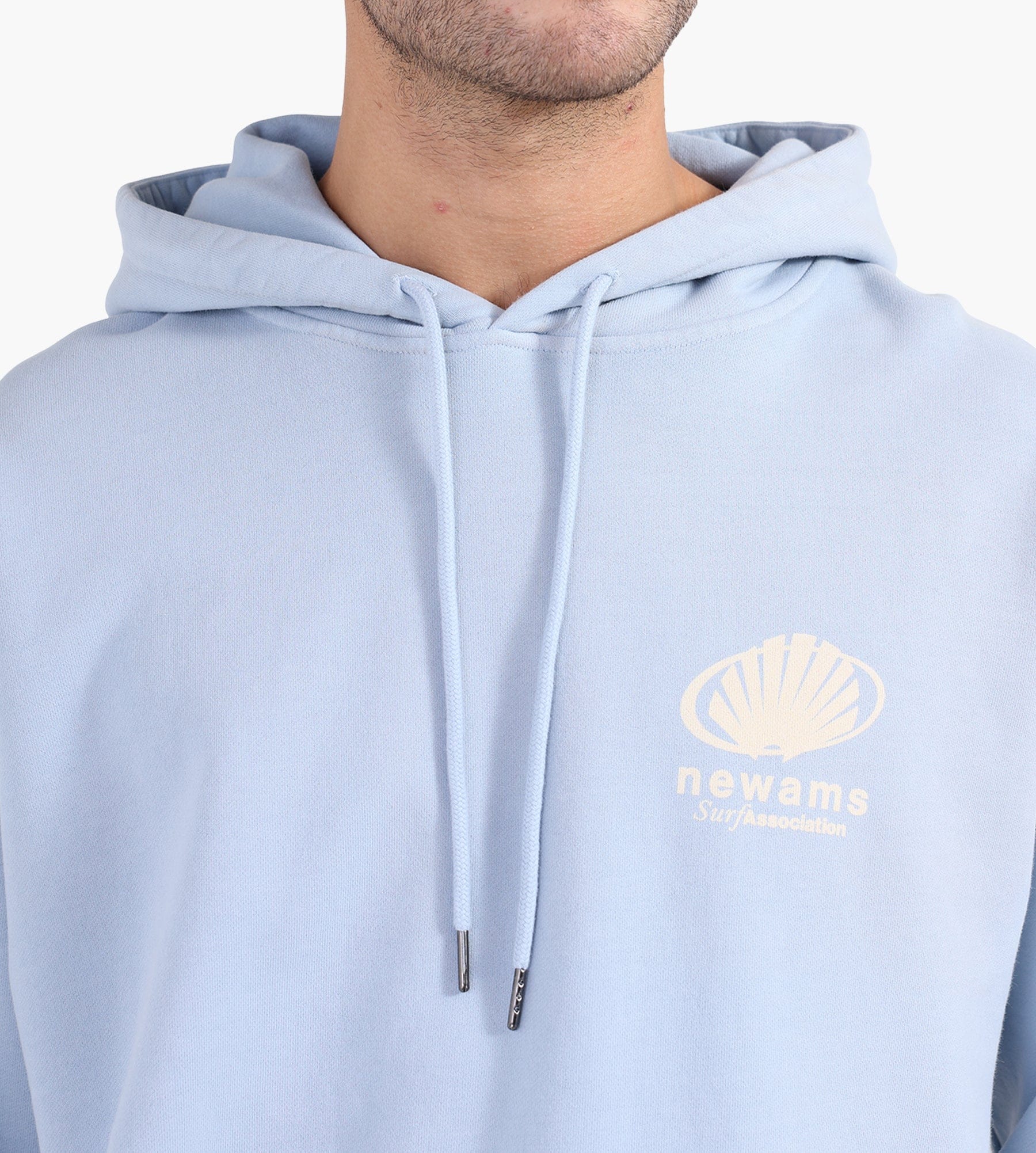 New Amsterdam Surf Association Corporate Logo Hoodie Baby Blue