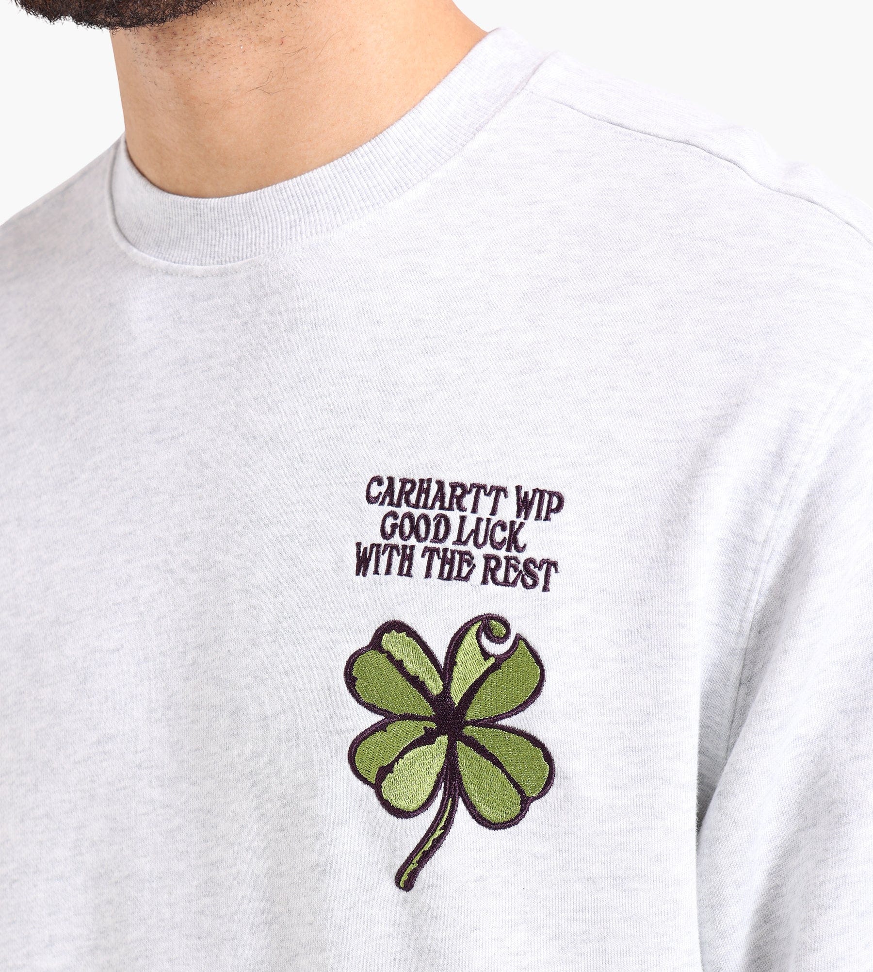 Carhartt WIP Clover Sweater Ash Heather