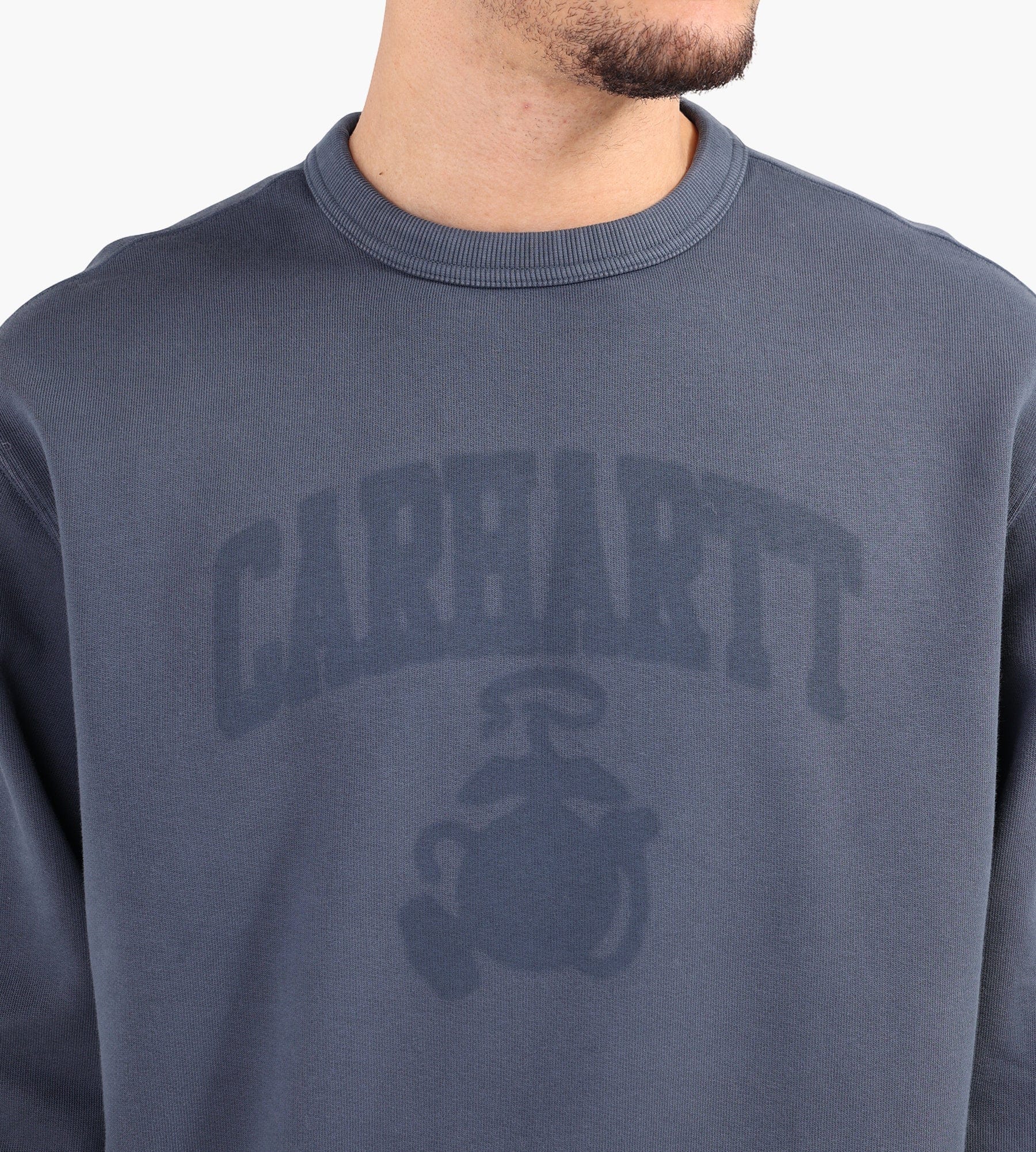 Carhartt WIP Faded Pond Corps Sweater Deep Night
