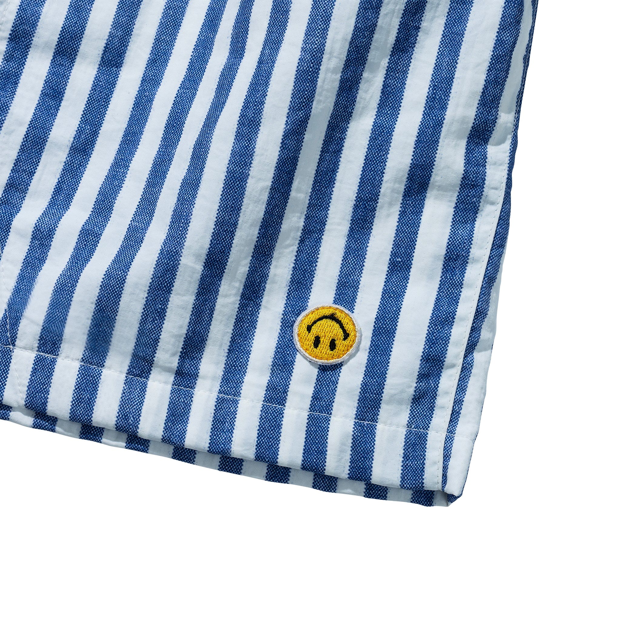 MARKET Smiley Classic Tech Shorts sky blue stripe