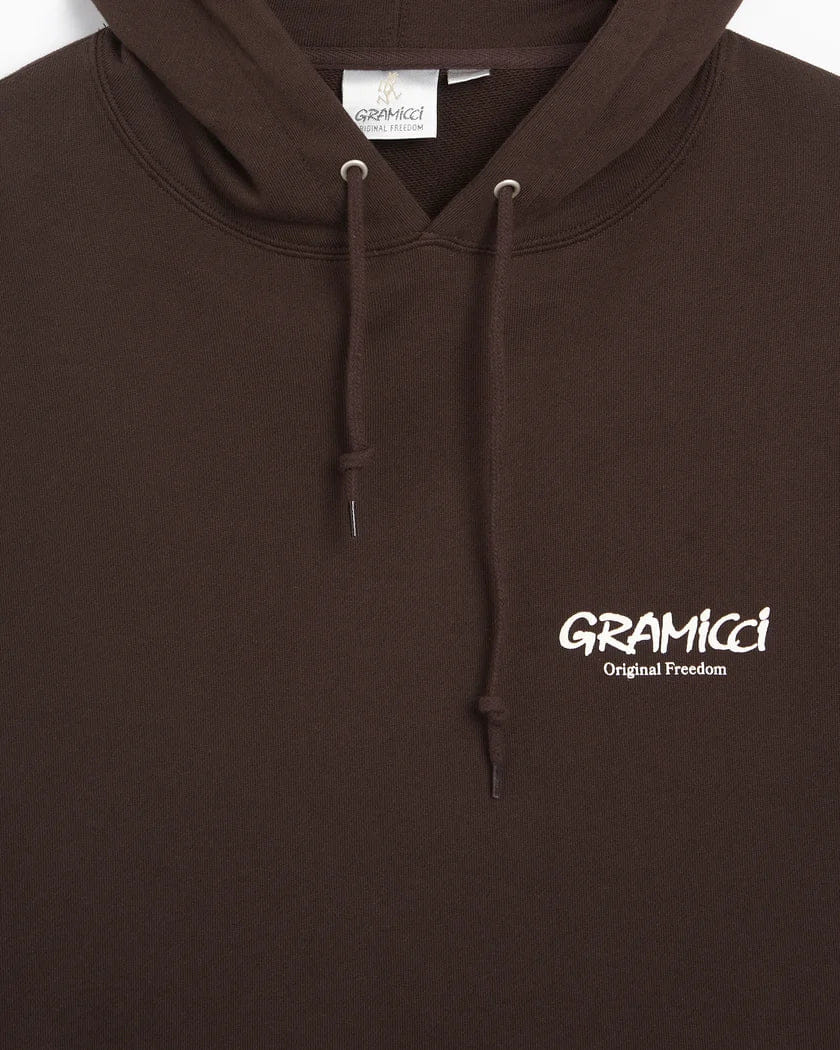 Gramicci Original Freedom Hooded Sweatshirt Dark brown