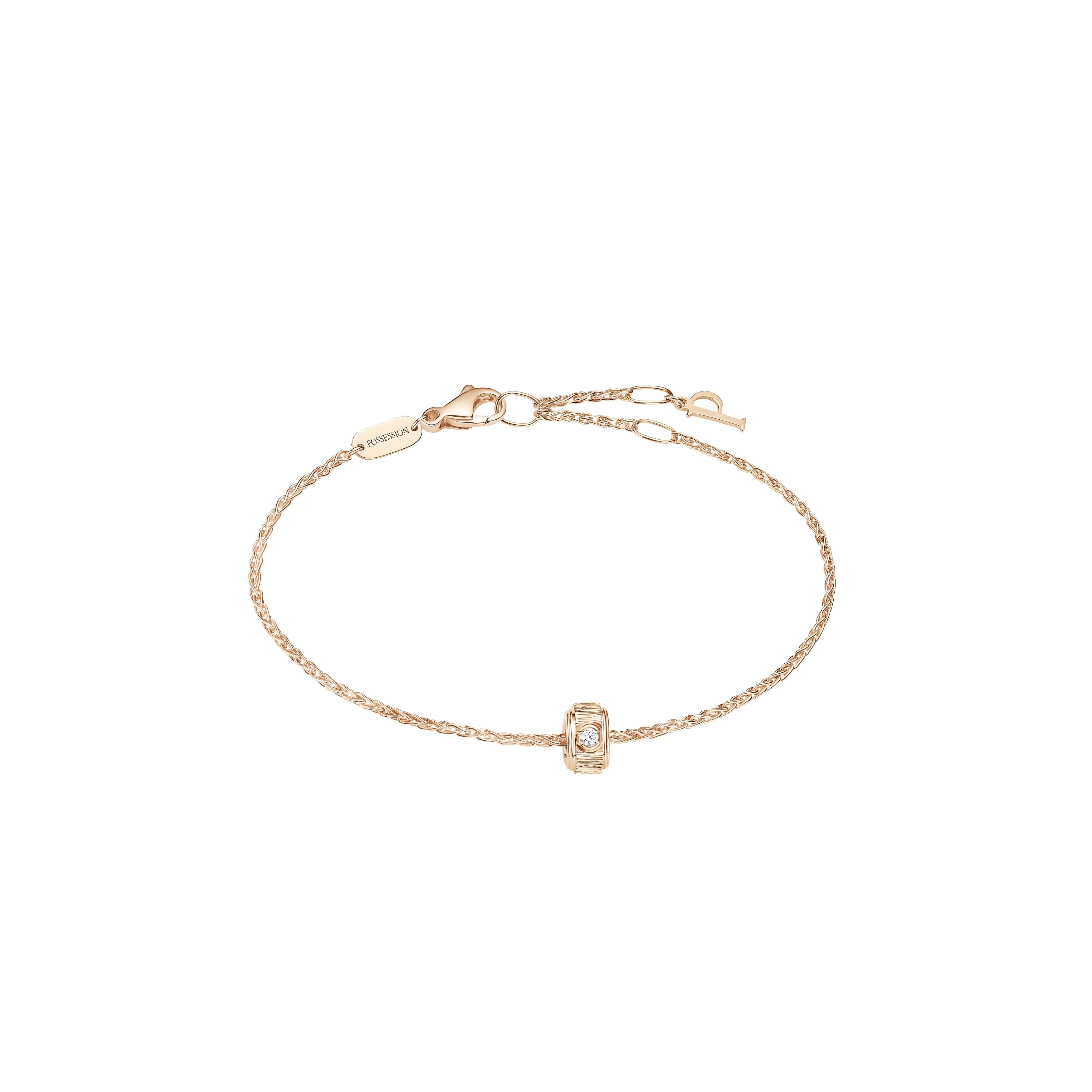 Piaget Possession "Decor Palace" 18k Rose Gold Diamond Bracelet