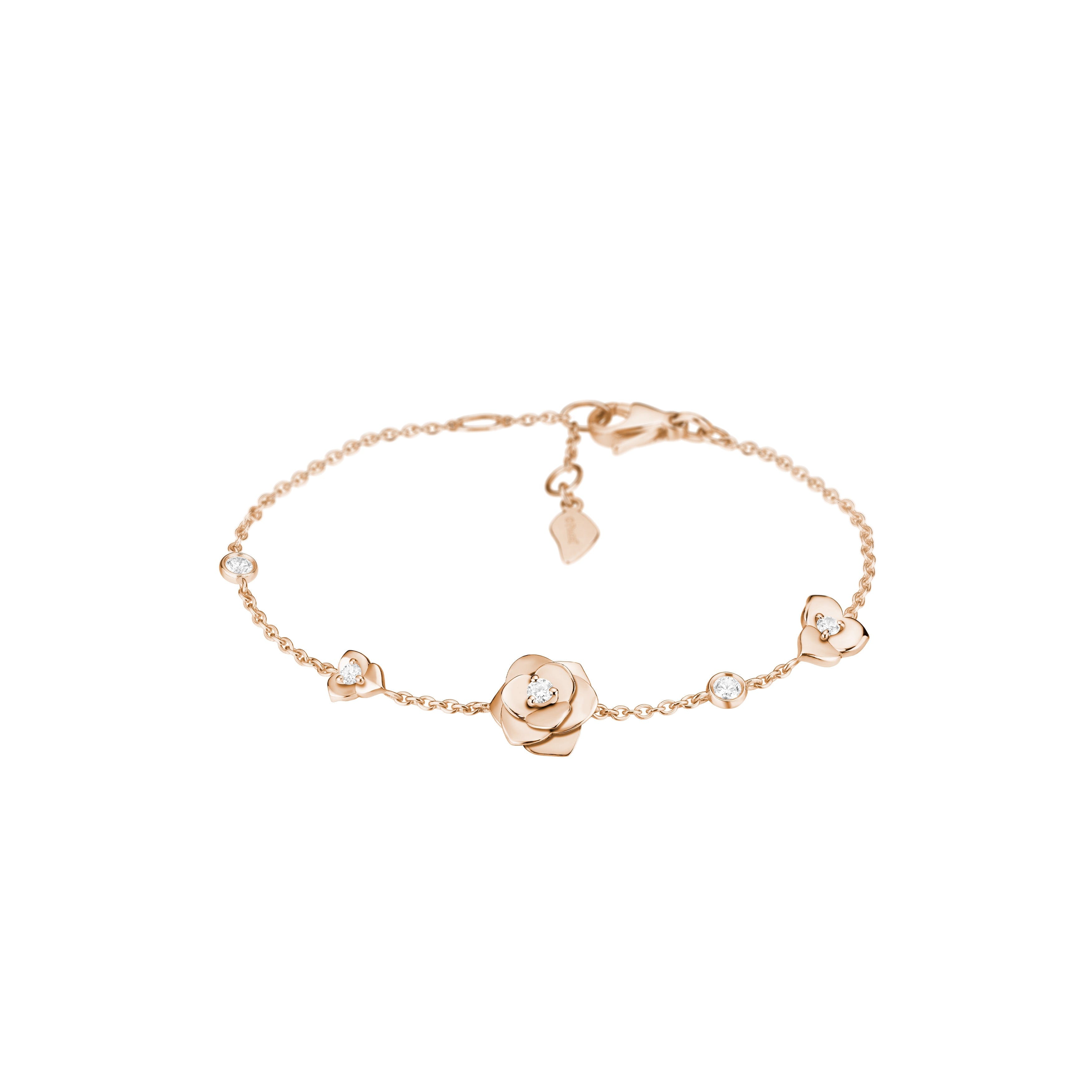 Piaget Rose 18k Rose Gold Diamond Bracelet