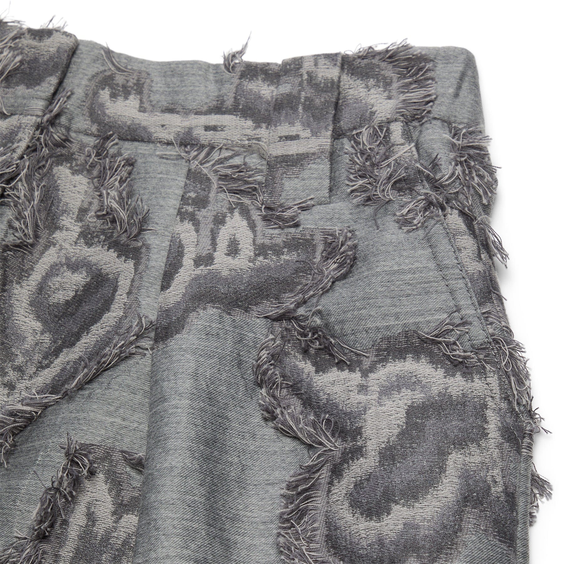 GANNI Fil Coupe Suiting Big Pleat Pants (Mockingbird)
