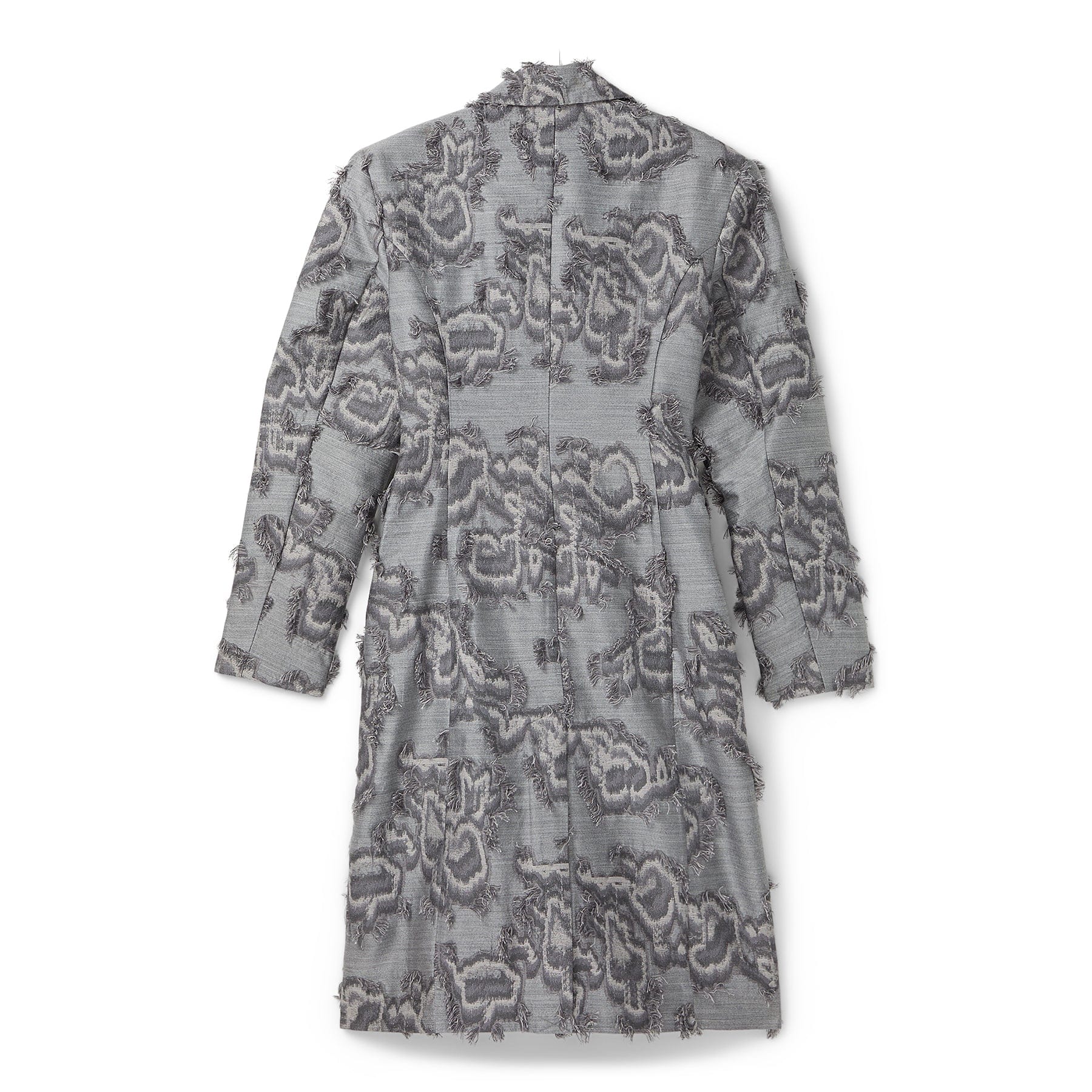 GANNI Fil Coupe Suiting Coat (Mockingbird)
