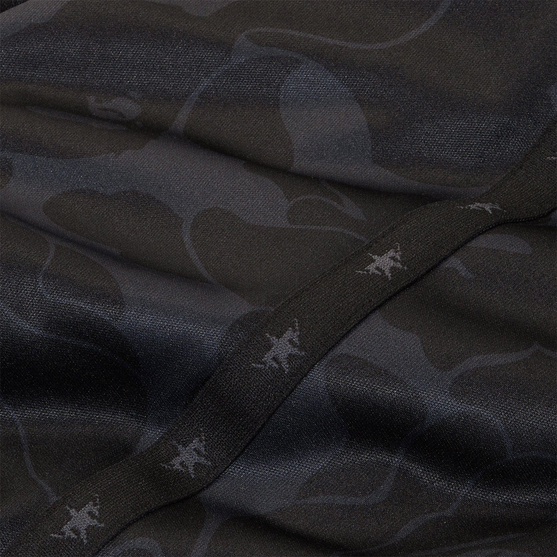 BAPE A Bathing Ape Solid Camo Bathing Ape Logo Relaxed Fit Sweat Pants (Black)