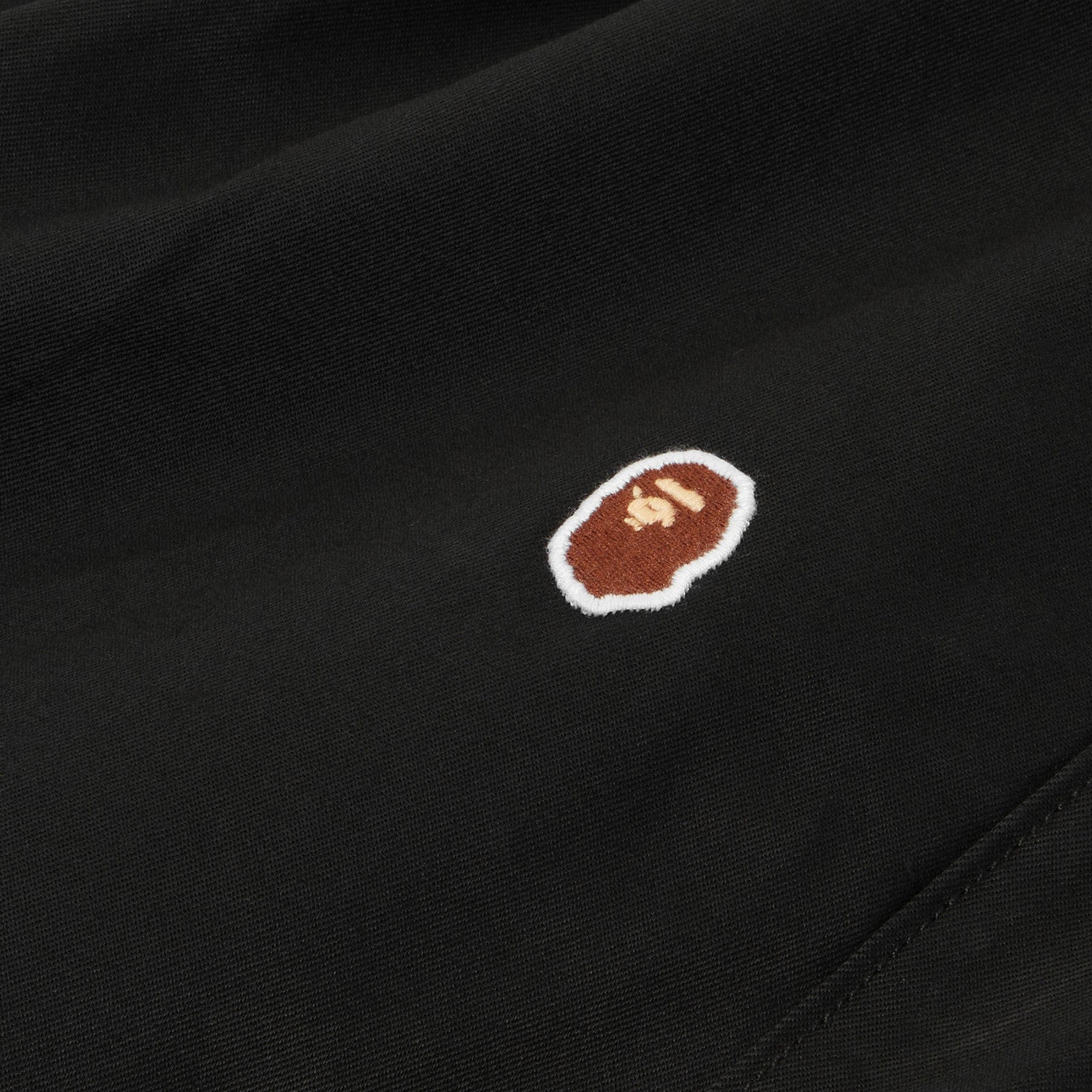 BAPE A Bathing Ape Head One Point Chef Pants (Black)