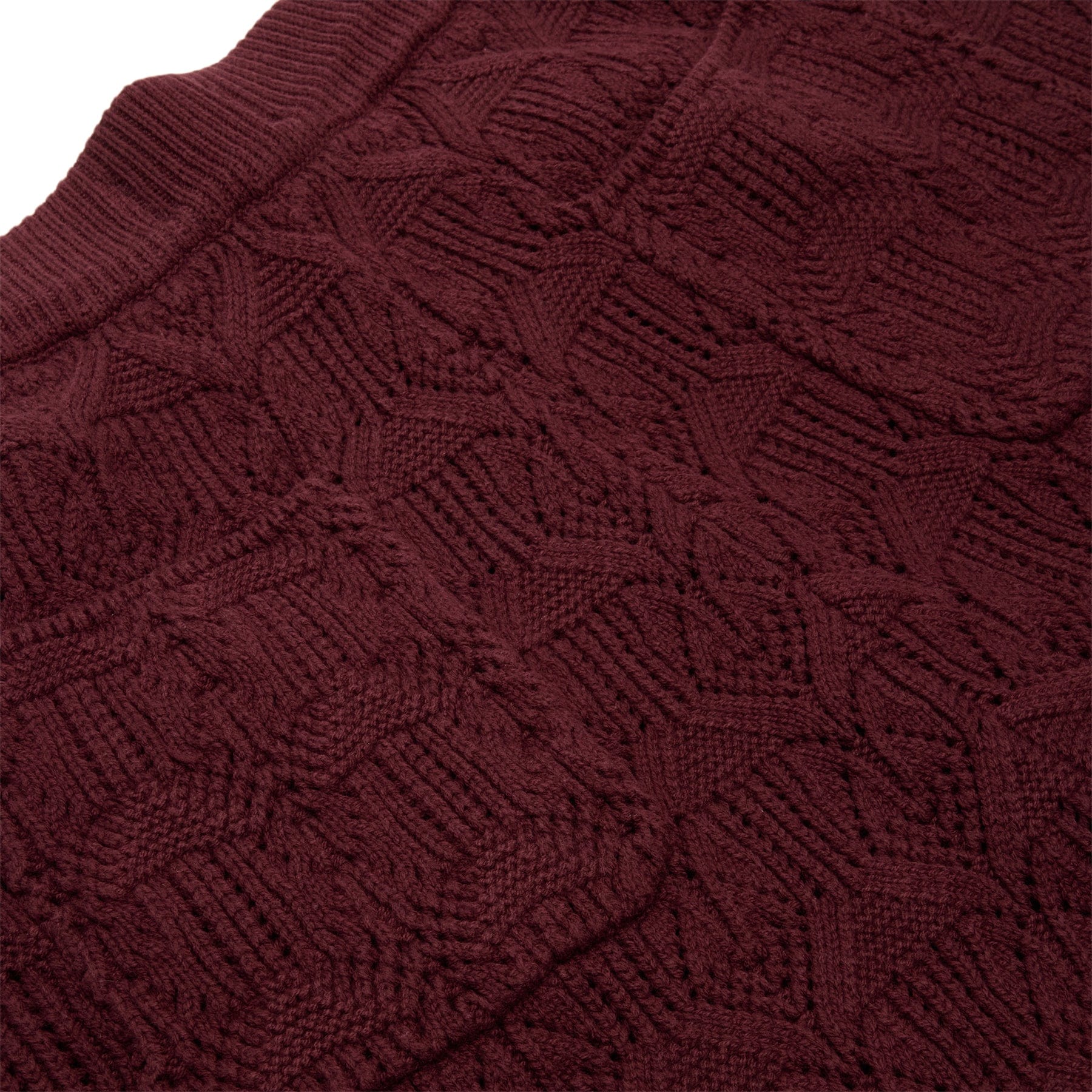 Honor The Gift Cable Knit Pant (Berry)