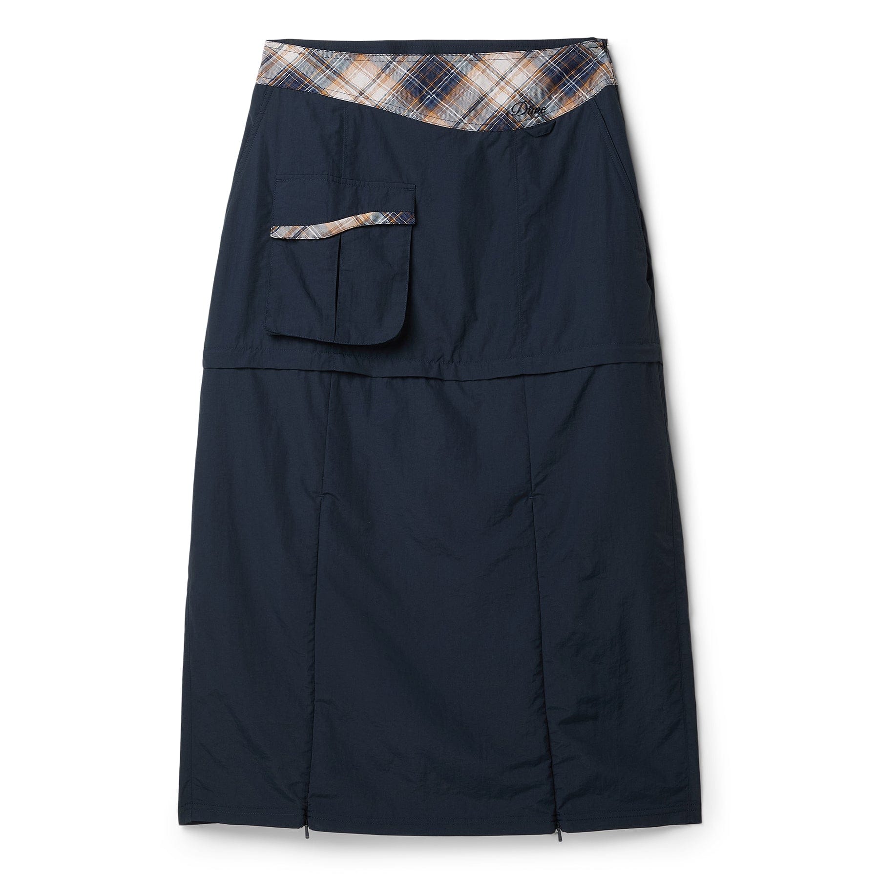 Dime Tech Skirt (Plaid Navy)