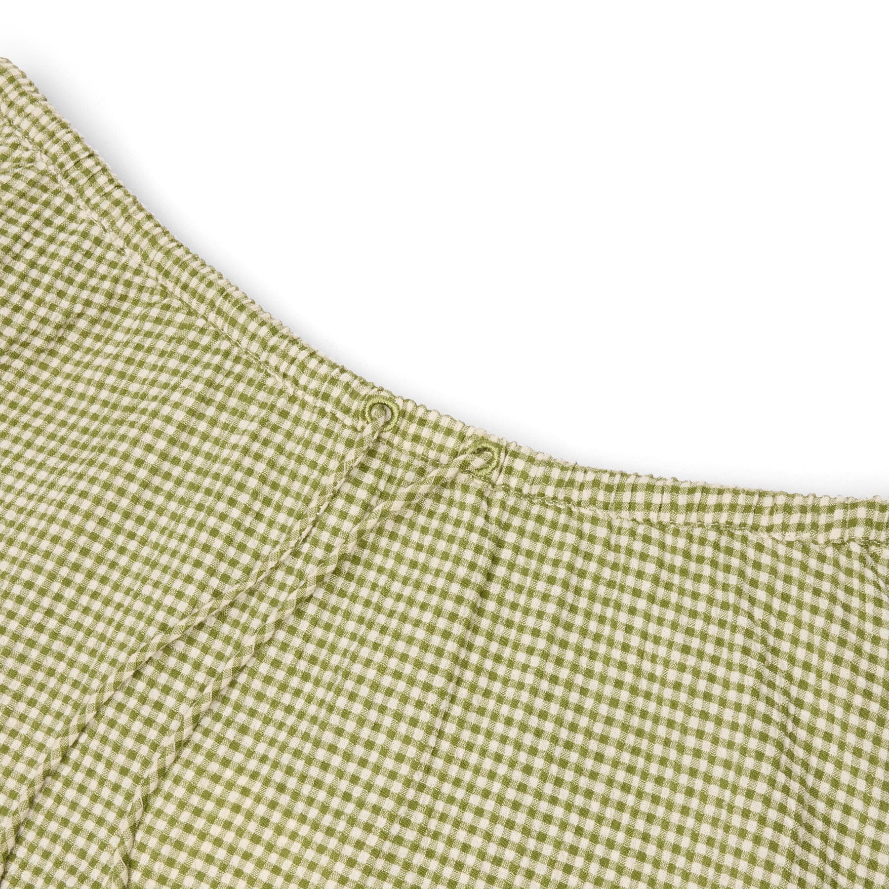 Danielle Guizio Maelle Gingham Mini Skirt (Green)