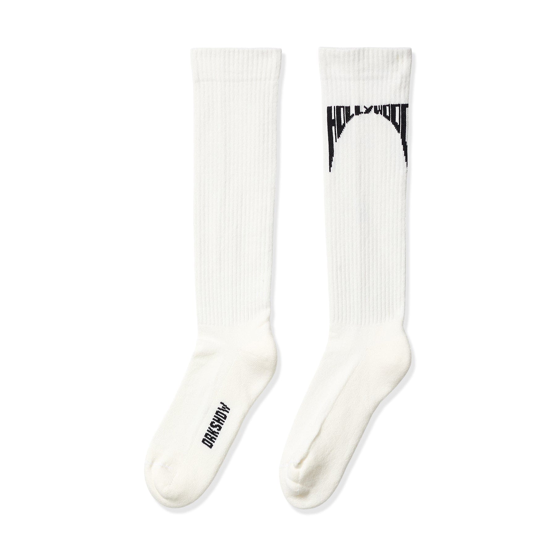 DRKSHDW Rick Owens DRKSHDW Hollywood Knee High Socks (Milk/Black)