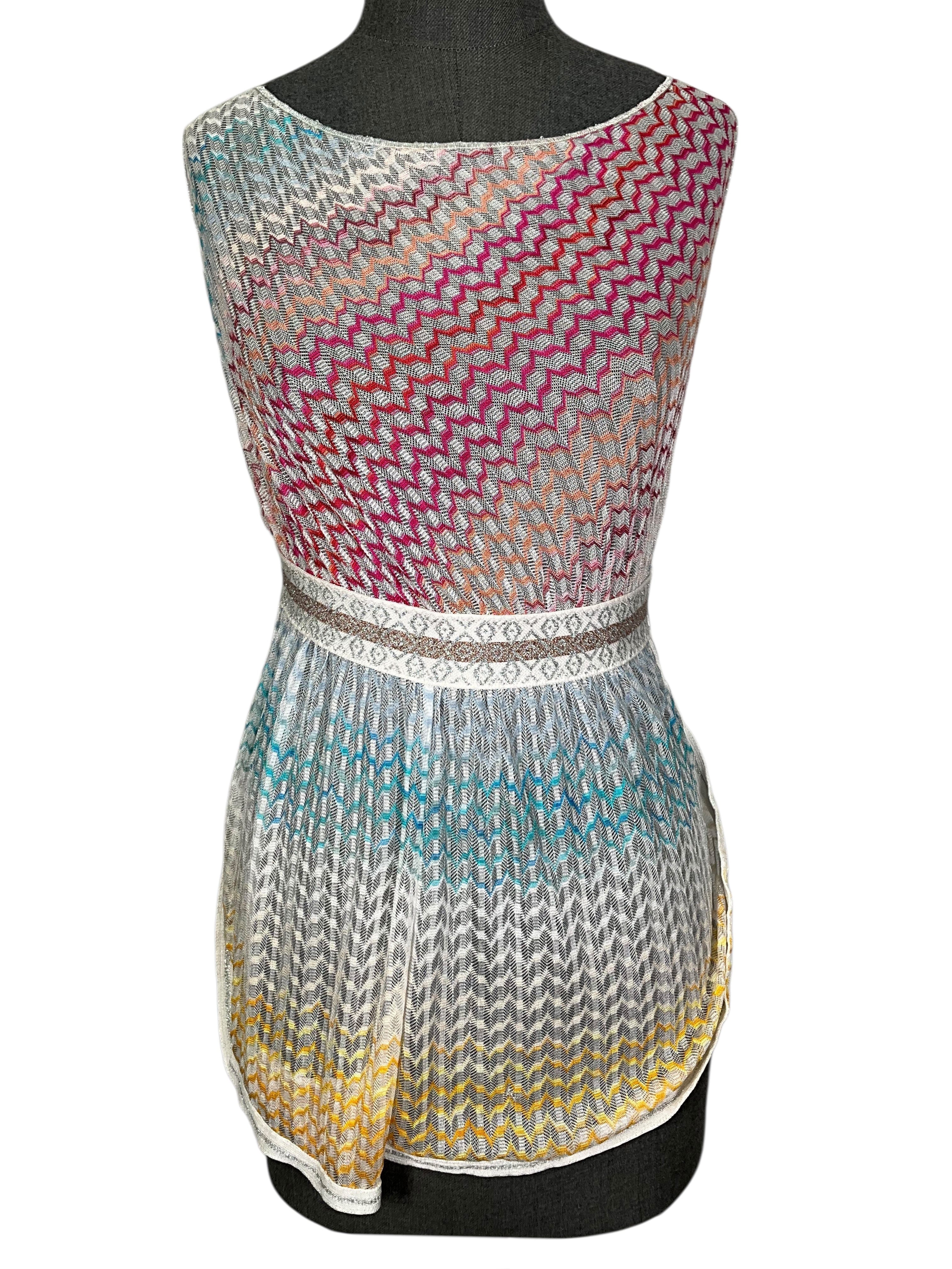 Missoni Crochet Knit Halterneck Coverup Romper Size S